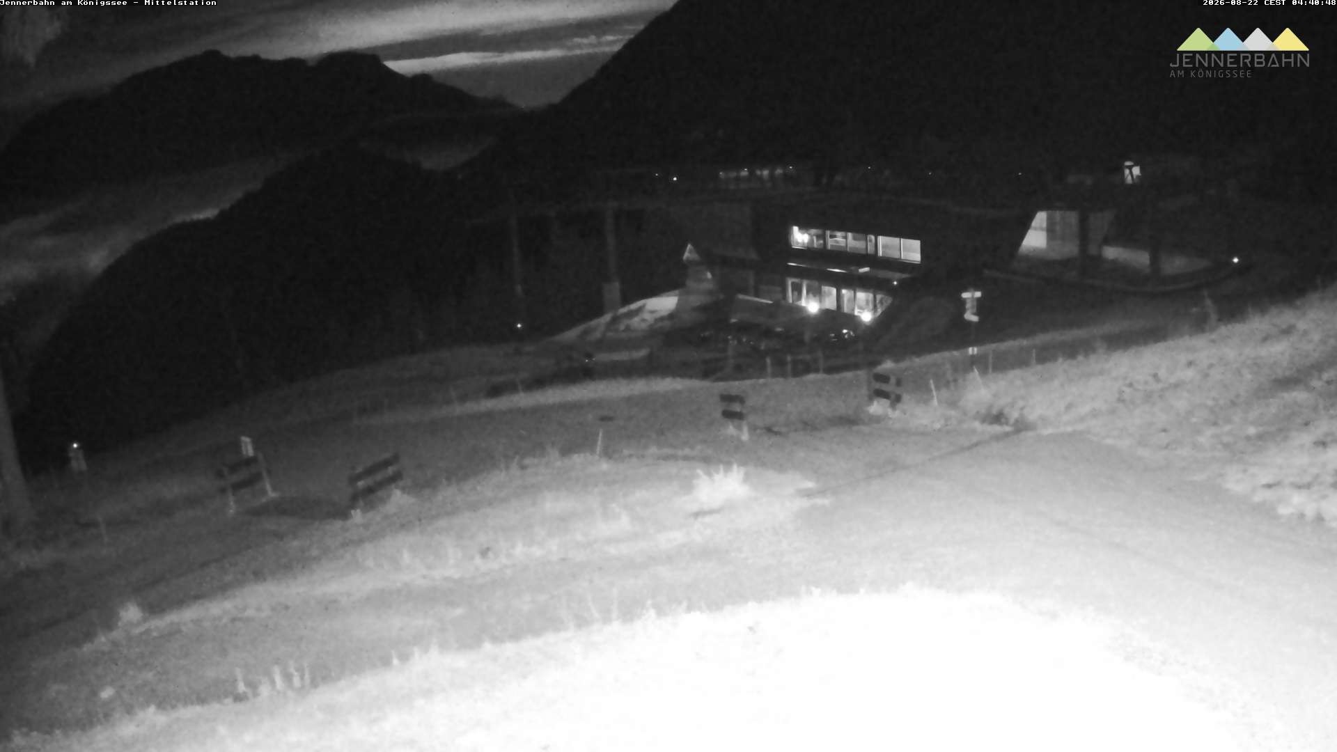 Archiv Foto Webcam Königssee: Jennerbahn Mittelstation