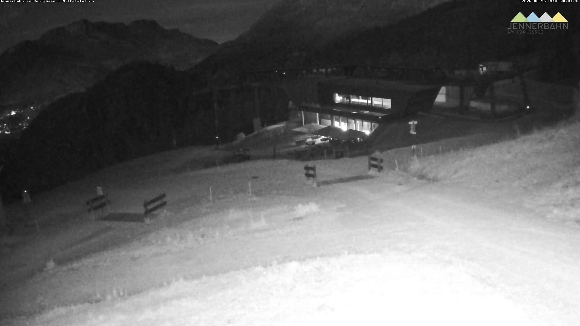 Archiv Foto Webcam Königssee: Jennerbahn Mittelstation