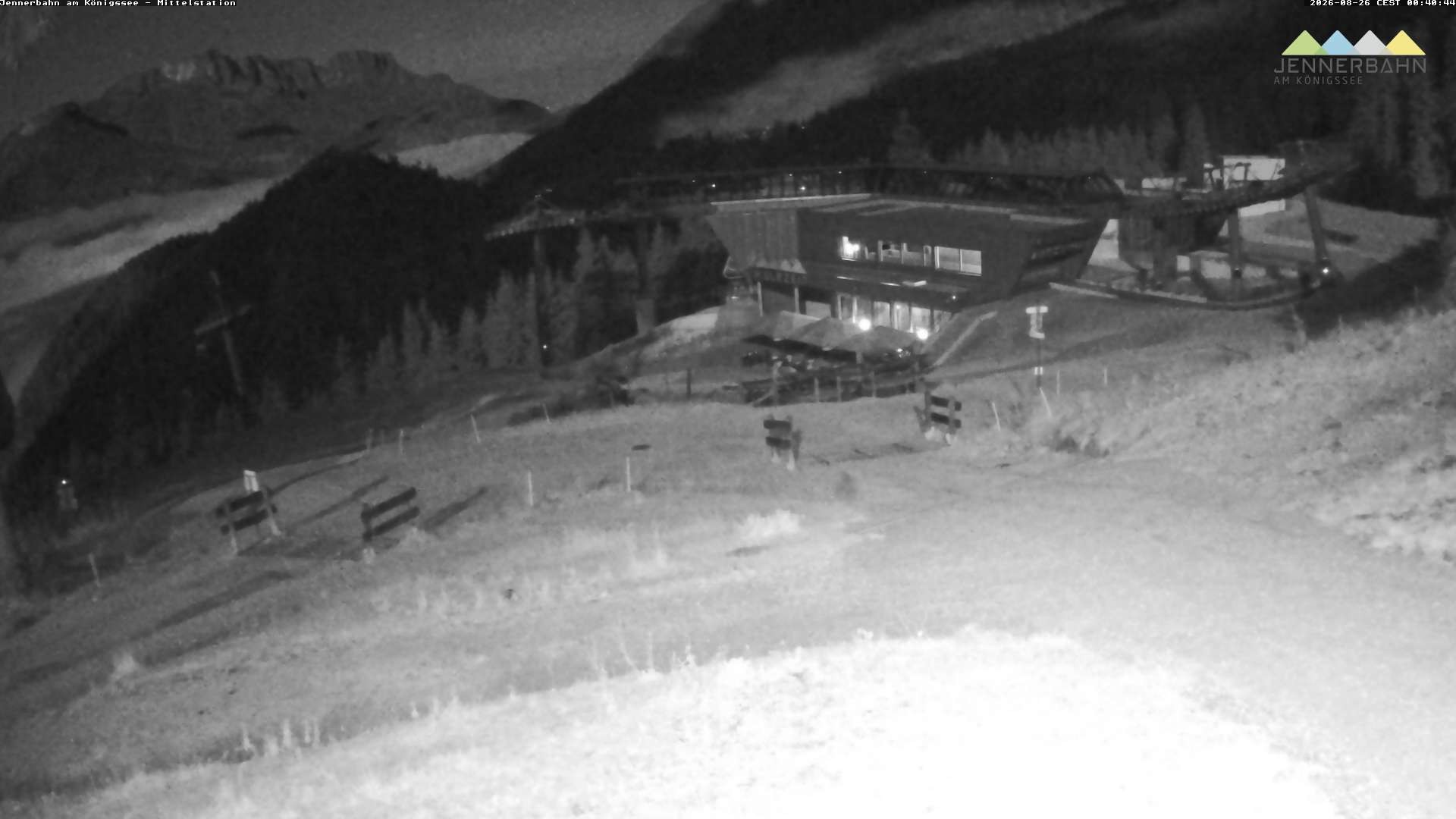 Archiv Foto Webcam Königssee: Jennerbahn Mittelstation