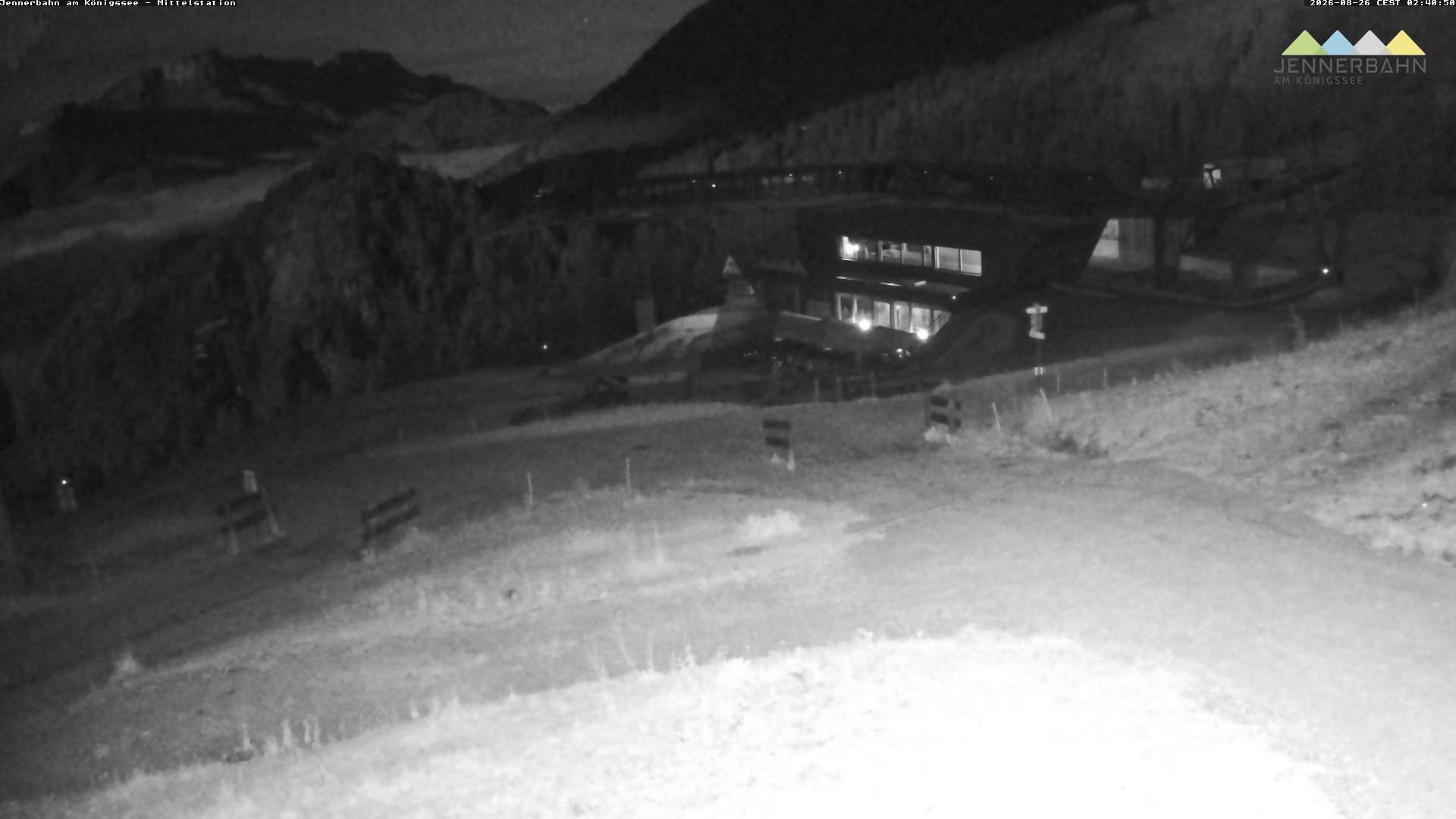 Archiv Foto Webcam Königssee: Jennerbahn Mittelstation
