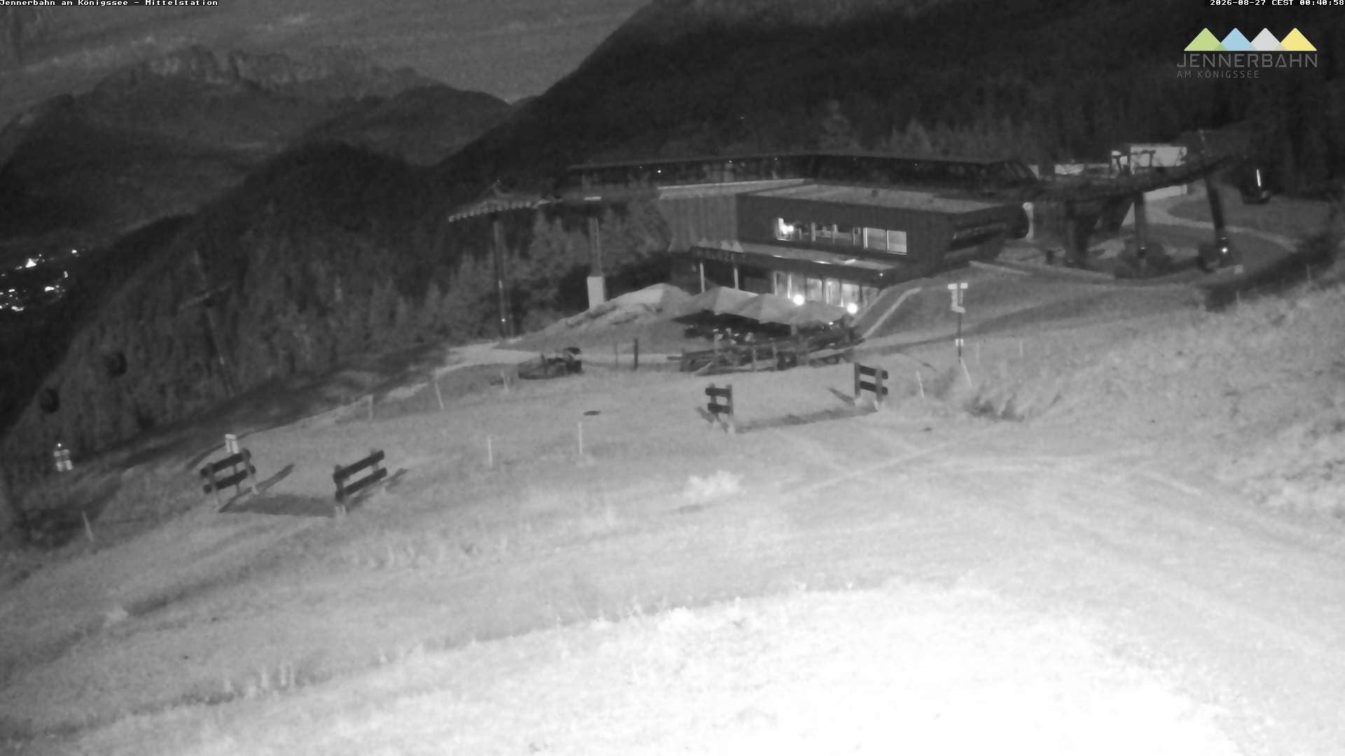 Archiv Foto Webcam Königssee: Jennerbahn Mittelstation