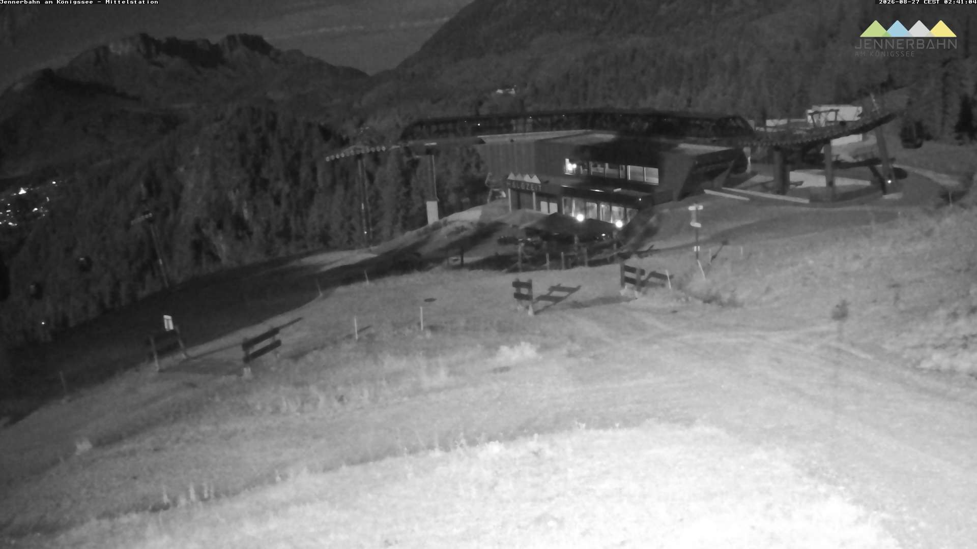 Archiv Foto Webcam Königssee: Jennerbahn Mittelstation