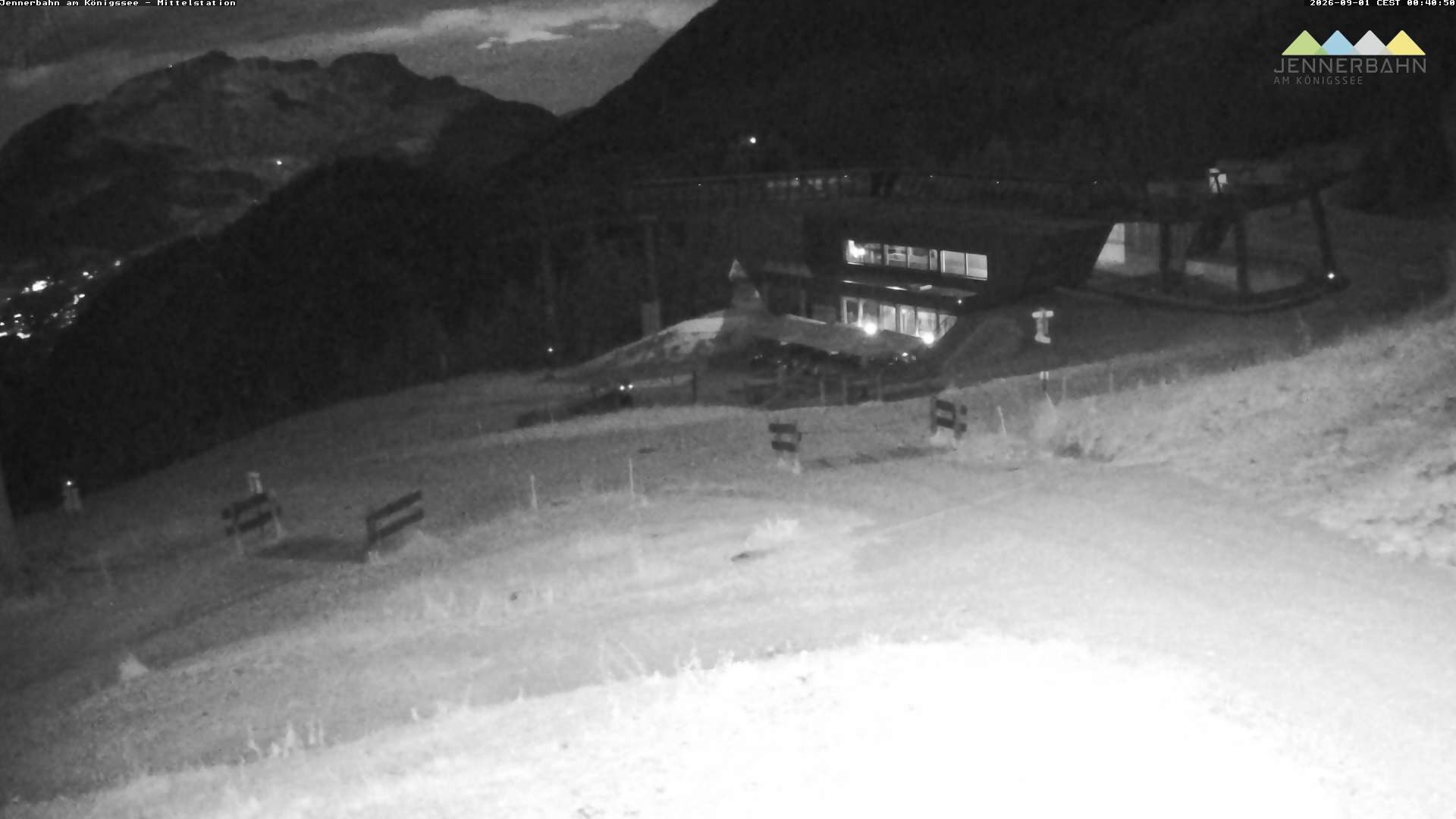 Archiv Foto Webcam Königssee: Jennerbahn Mittelstation