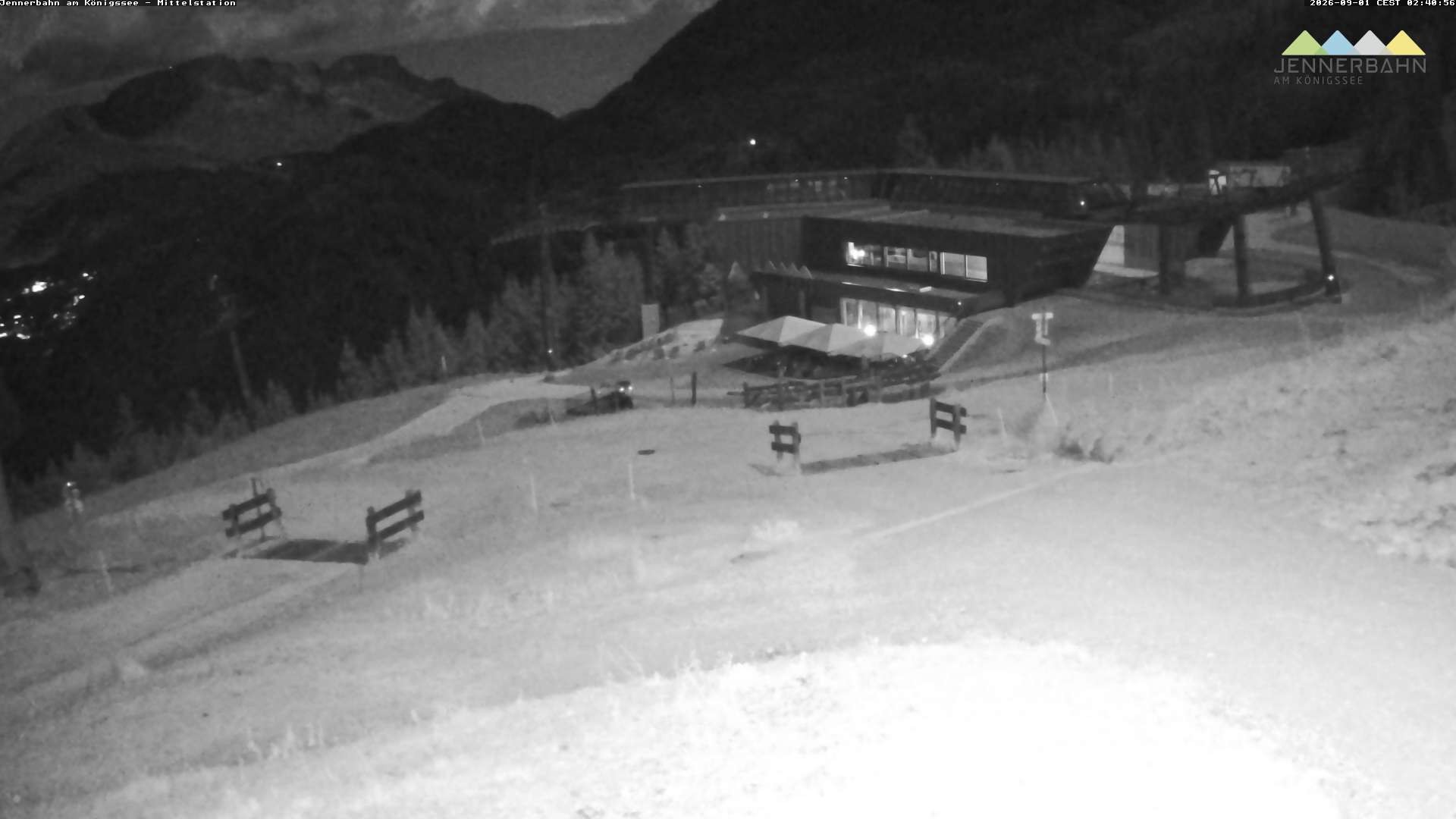 Archiv Foto Webcam Königssee: Jennerbahn Mittelstation