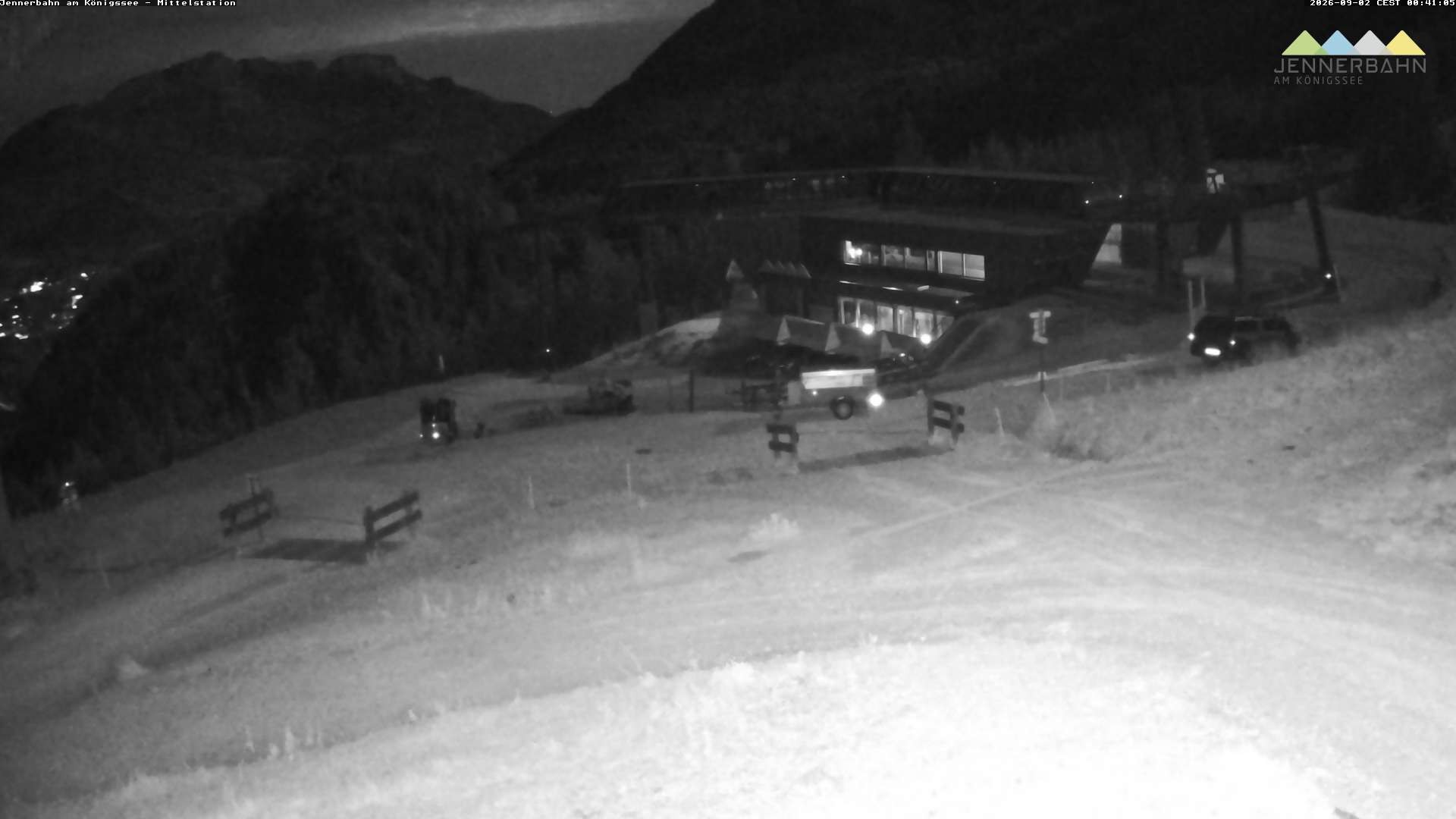 Archived image Webcam Lake Königssee: Jenner Mountain Mid Station
