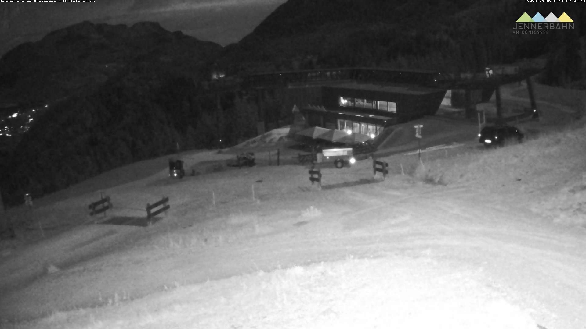 Archiv Foto Webcam Königssee: Jennerbahn Mittelstation