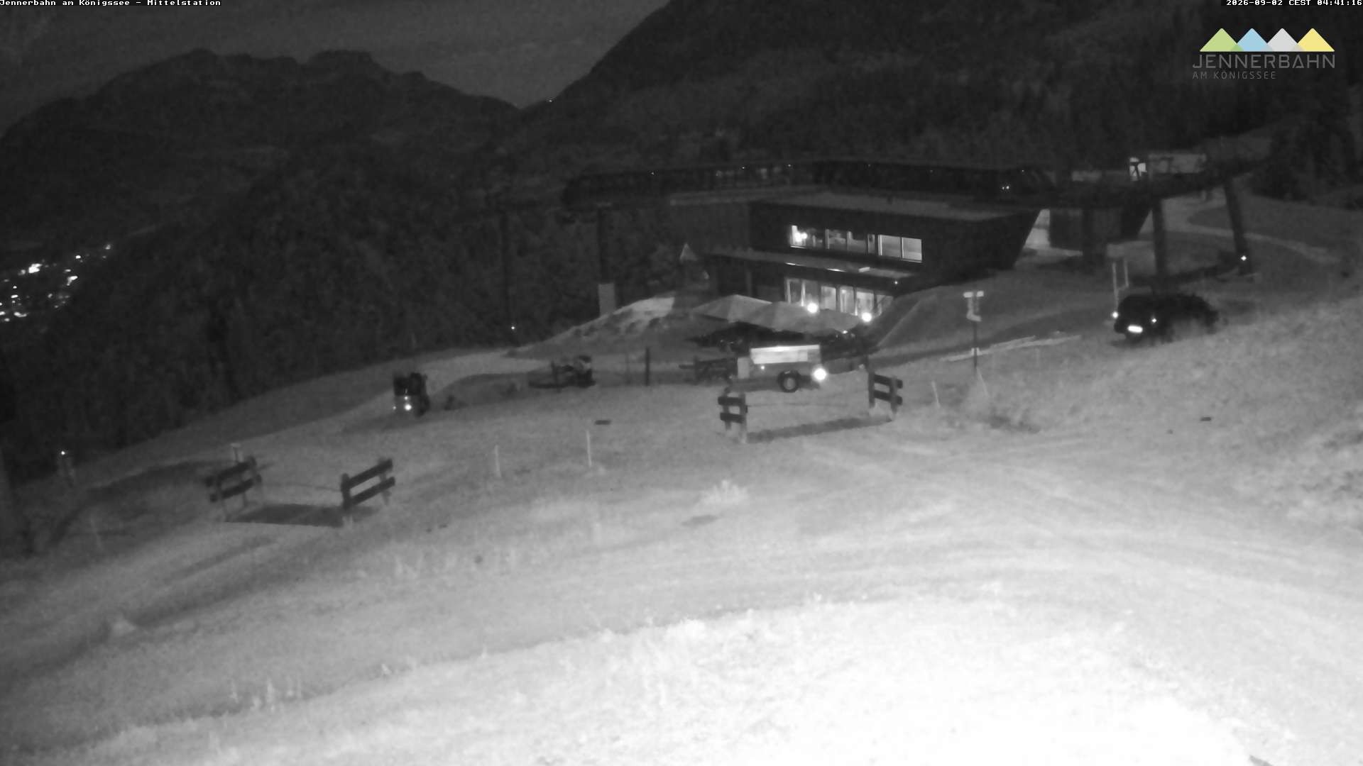 Archiv Foto Webcam Königssee: Jennerbahn Mittelstation