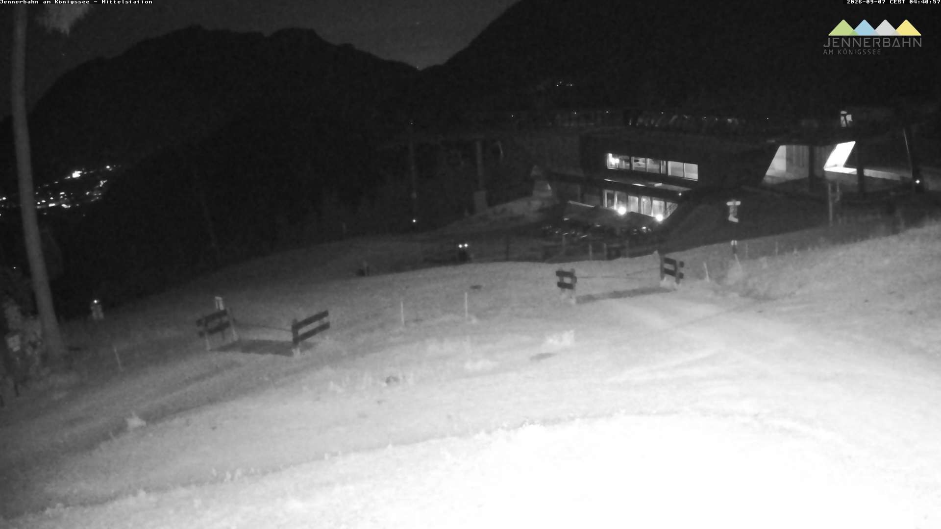 Archiv Foto Webcam Königssee: Jennerbahn Mittelstation