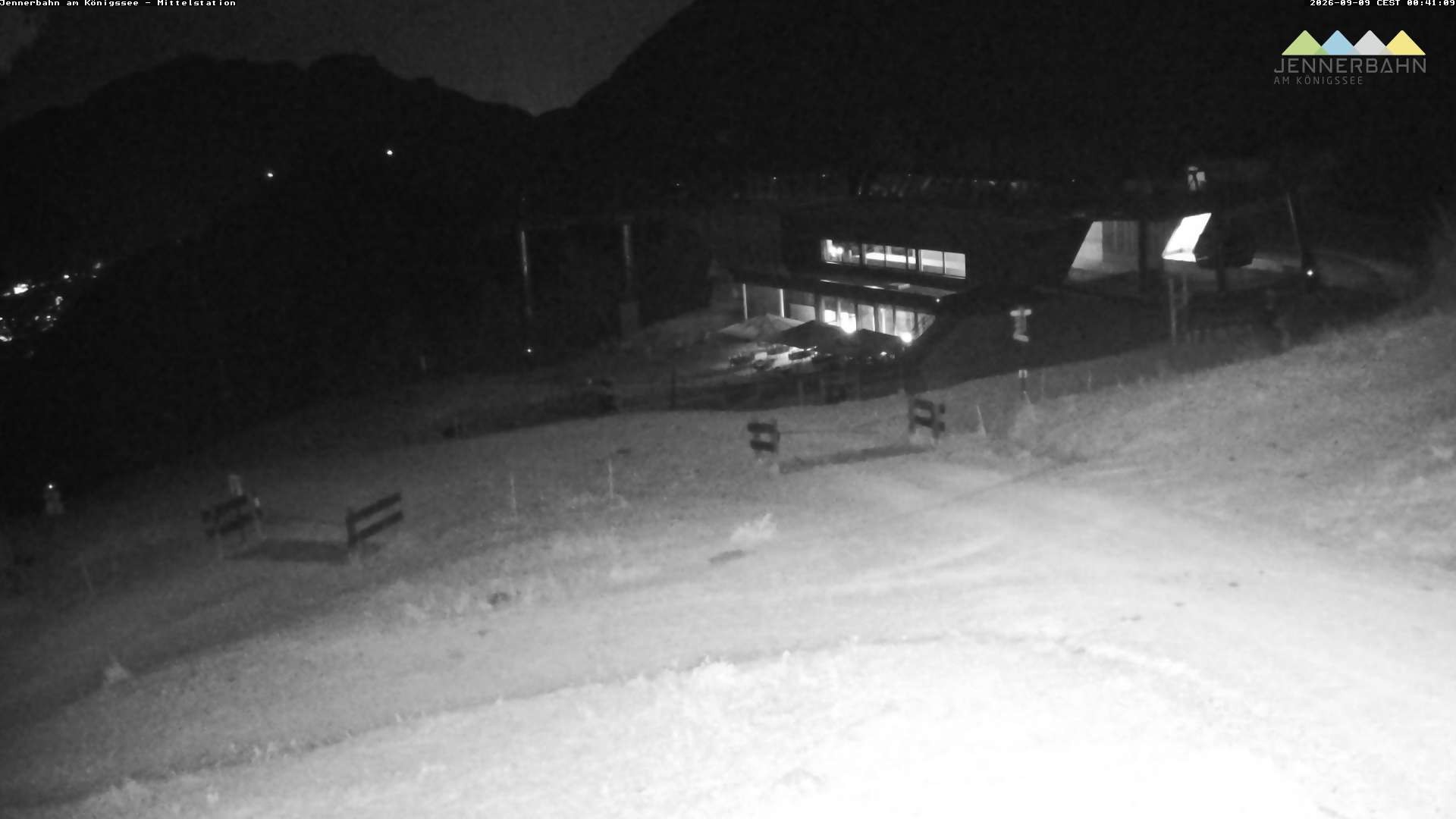 Archived image Webcam Lake Königssee: Jenner Mountain Mid Station