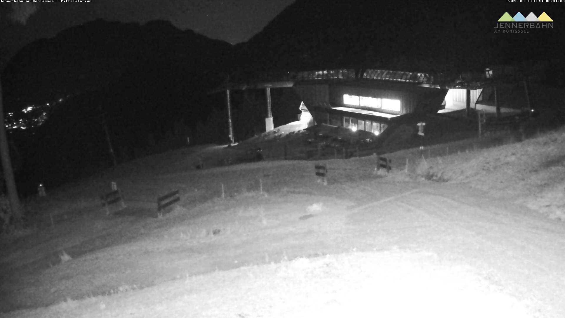 Archiv Foto Webcam Königssee: Jennerbahn Mittelstation