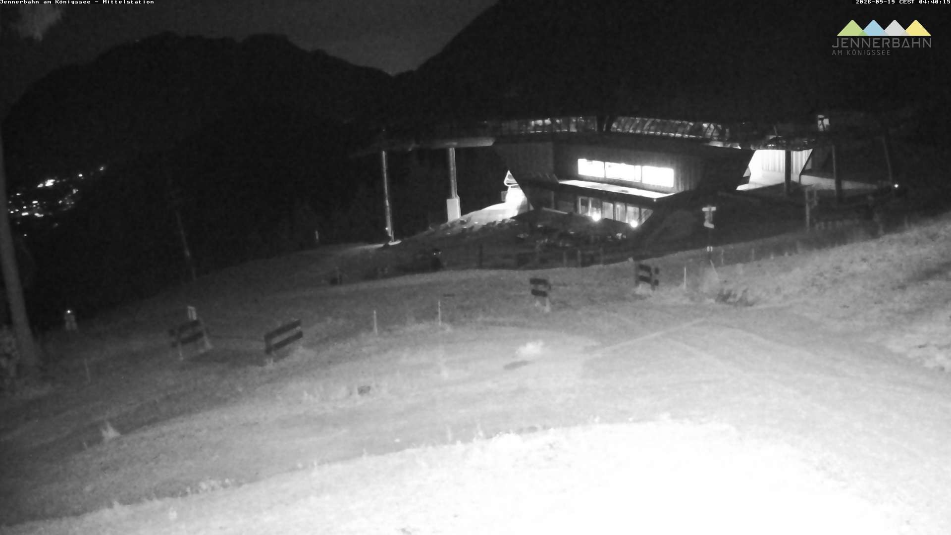 Archiv Foto Webcam Königssee: Jennerbahn Mittelstation