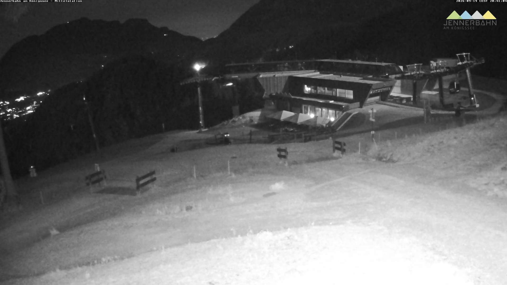 Archiv Foto Webcam Königssee: Jennerbahn Mittelstation