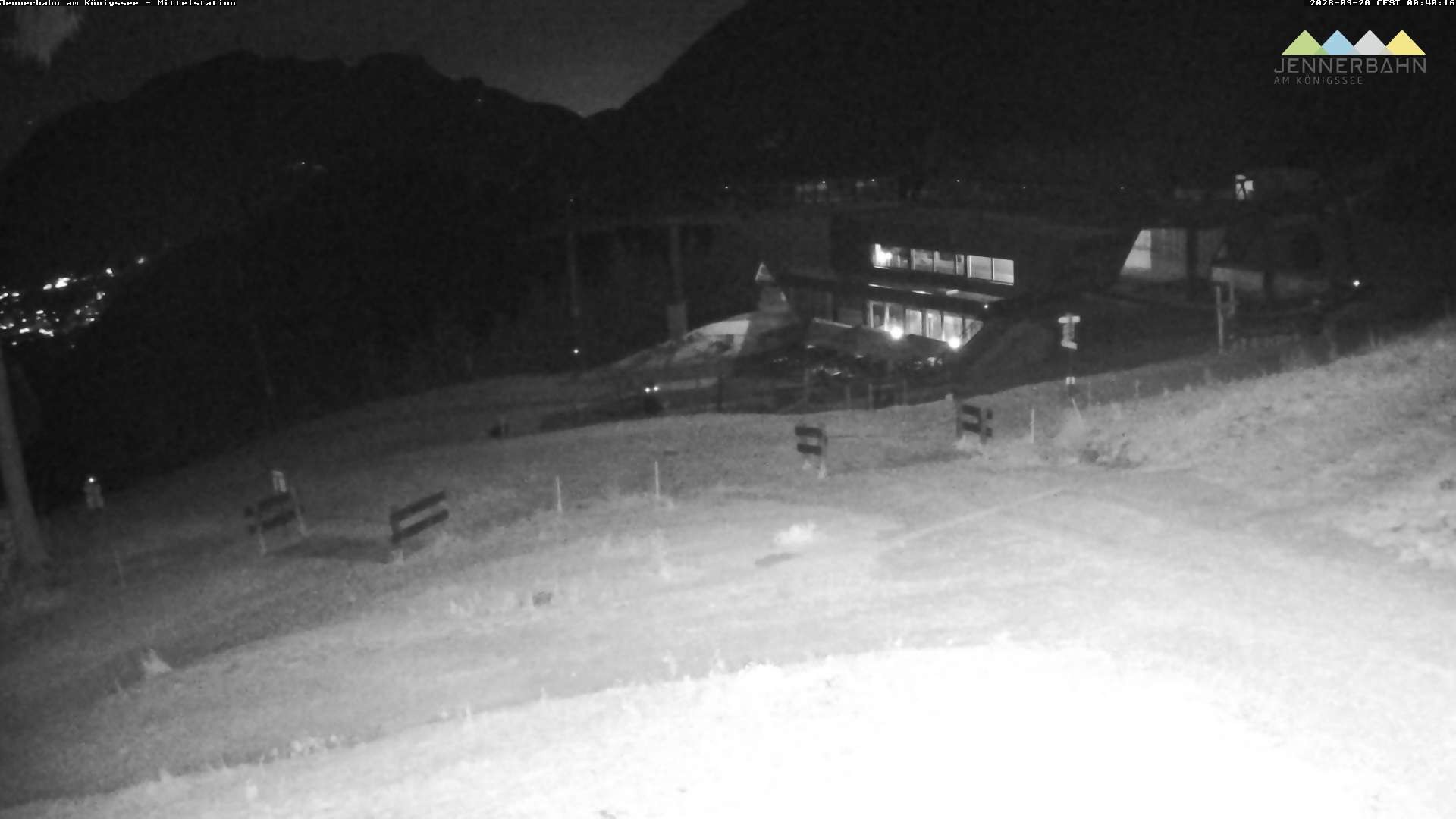 Archived image Webcam Lake Königssee: Jenner Mountain Mid Station