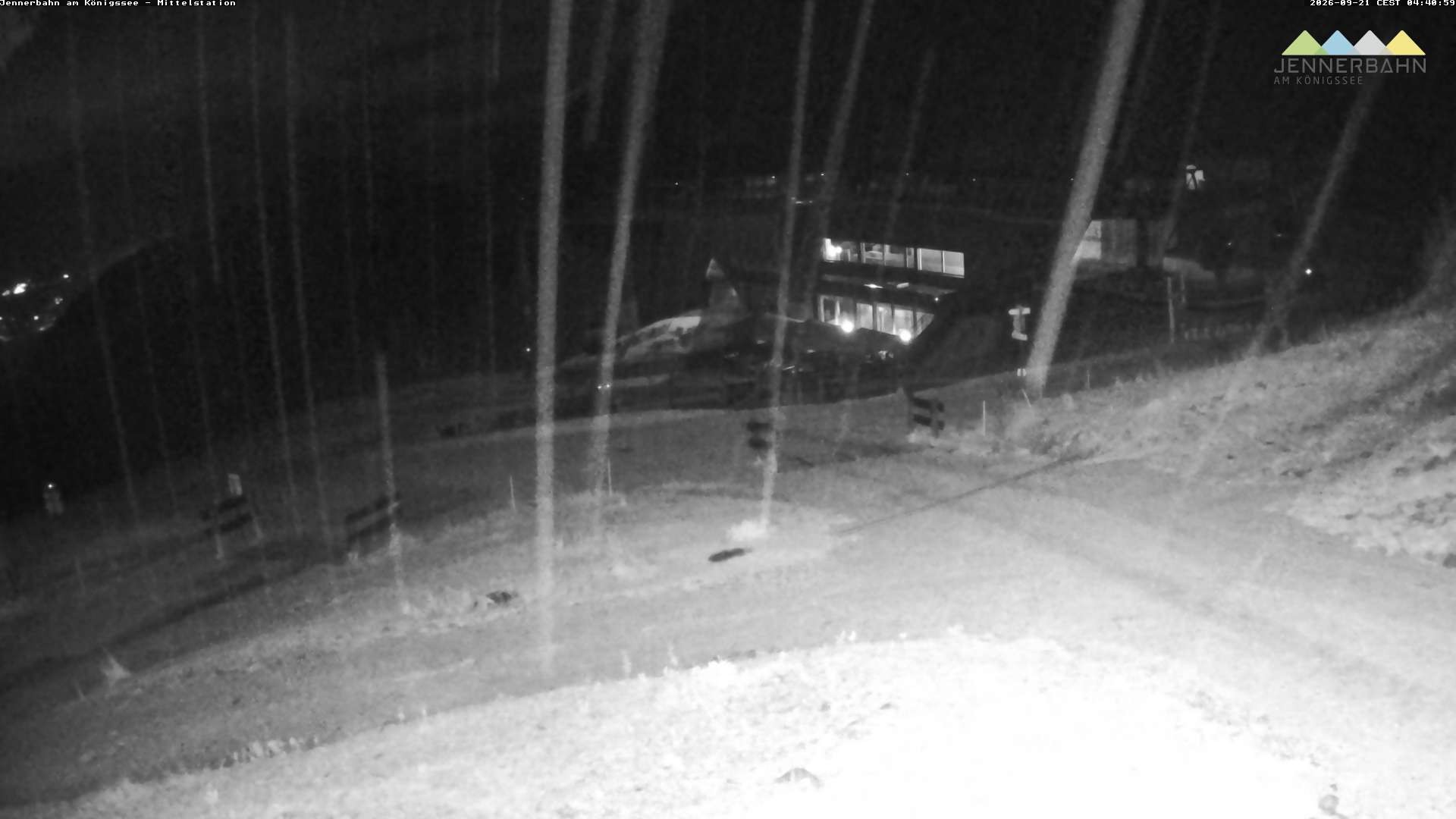 Archiv Foto Webcam Königssee: Jennerbahn Mittelstation