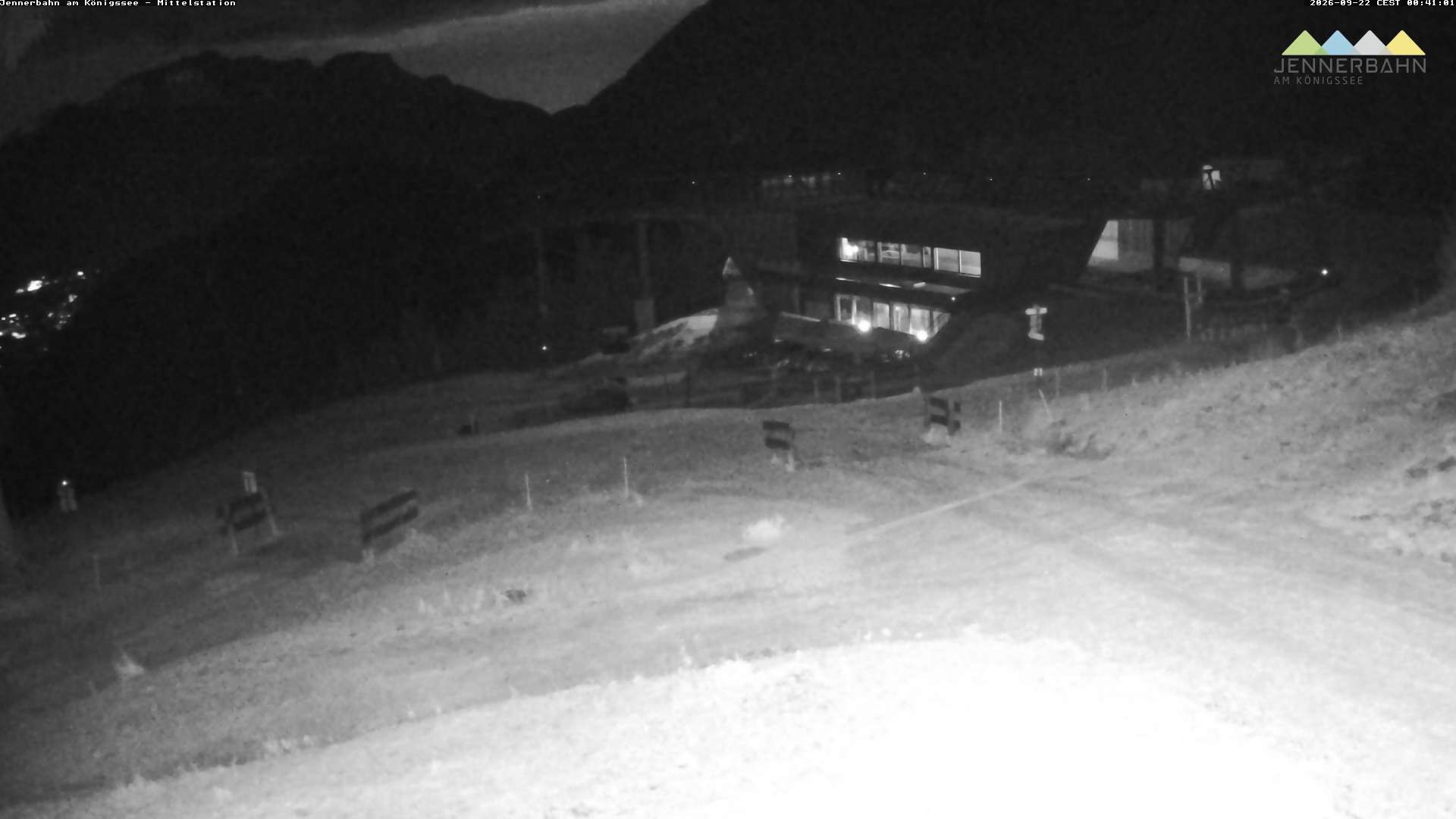 Archiv Foto Webcam Königssee: Jennerbahn Mittelstation