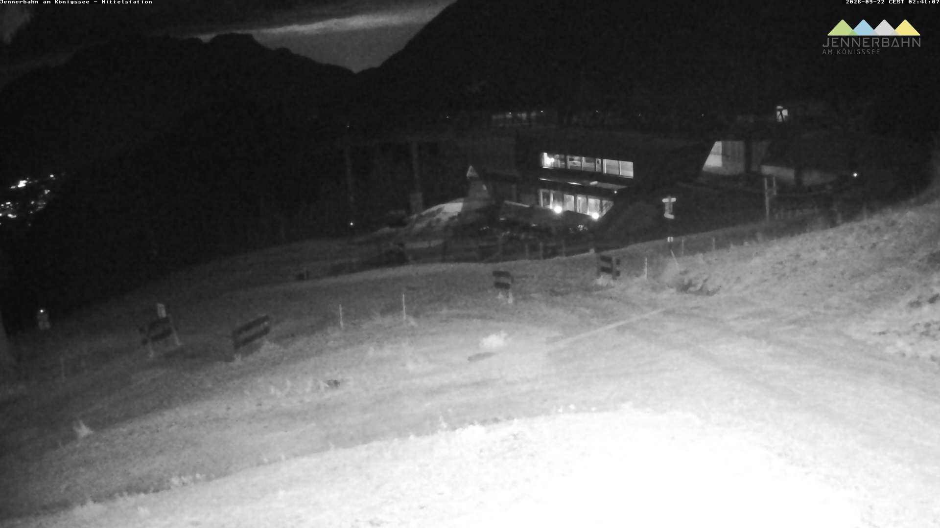 Archiv Foto Webcam Königssee: Jennerbahn Mittelstation