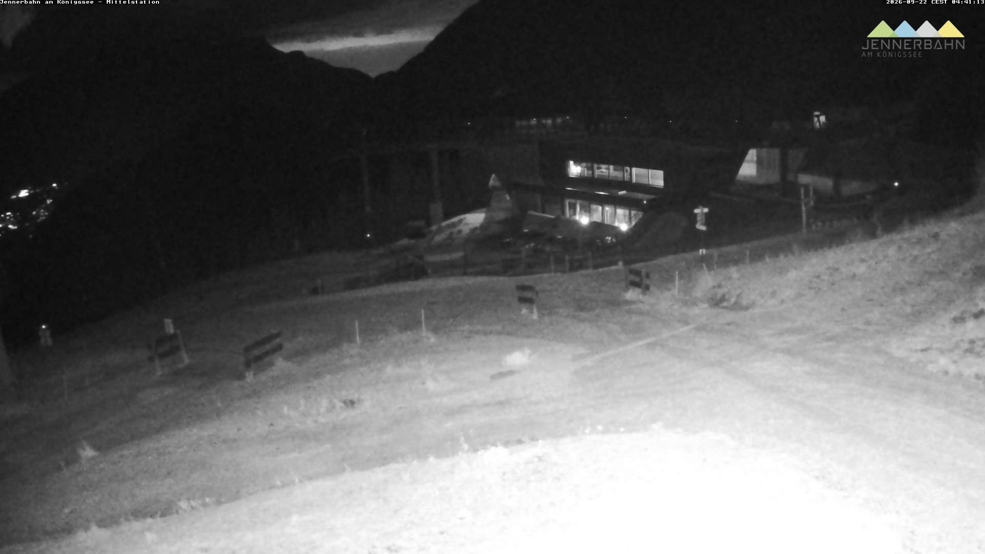 Archived image Webcam Lake Königssee: Jenner Mountain Mid Station