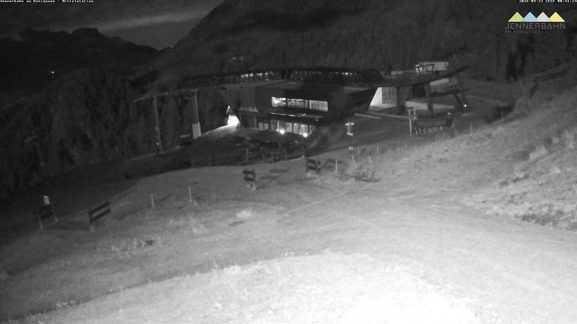 Archiv Foto Webcam Königssee: Jennerbahn Mittelstation