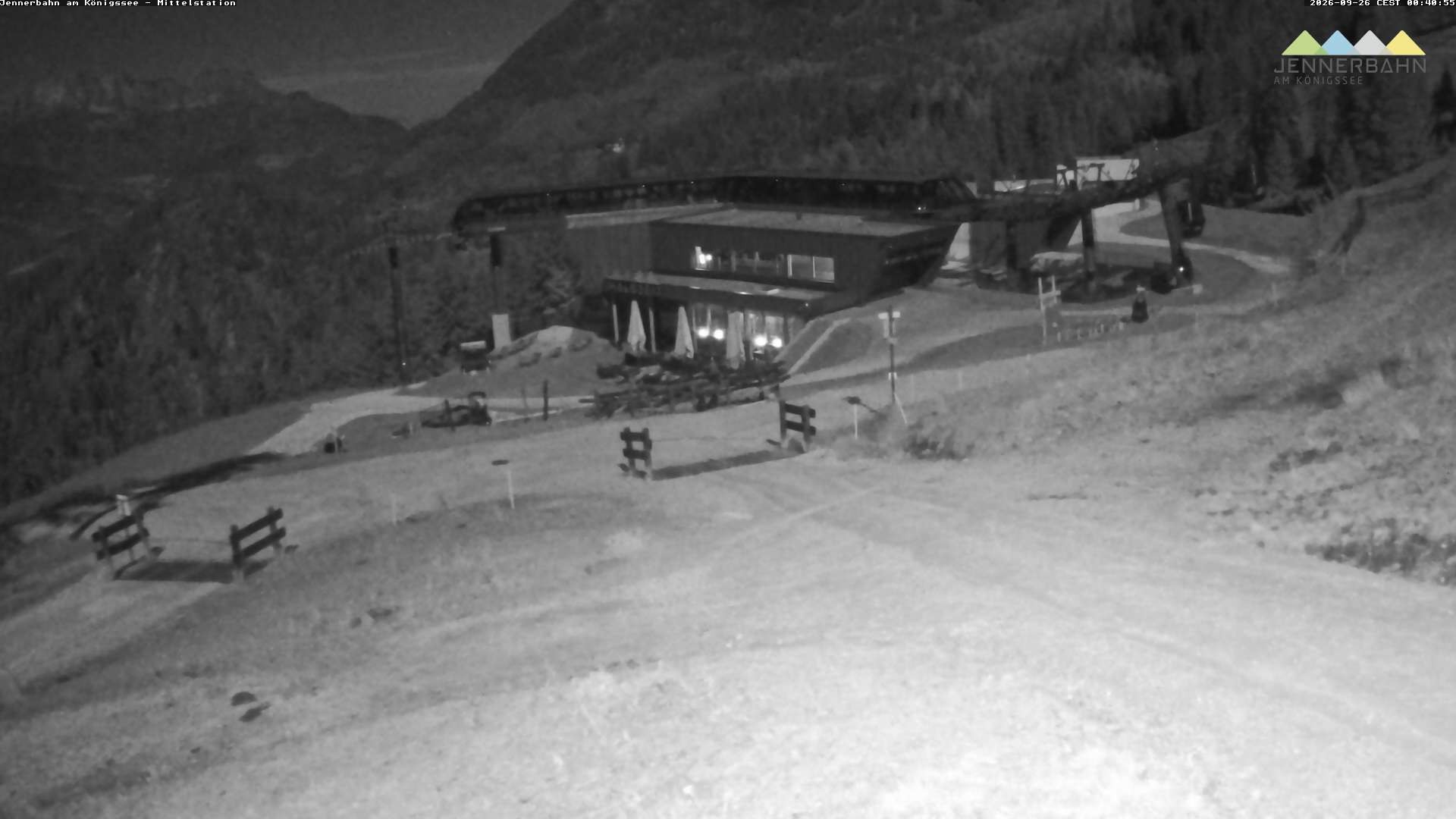 Archiv Foto Webcam Königssee: Jennerbahn Mittelstation