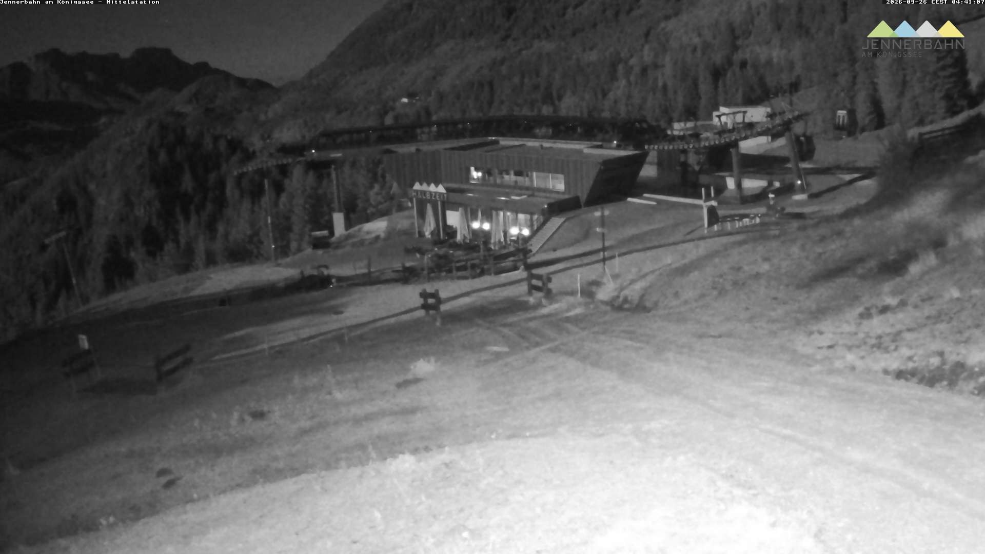 Archiv Foto Webcam Königssee: Jennerbahn Mittelstation