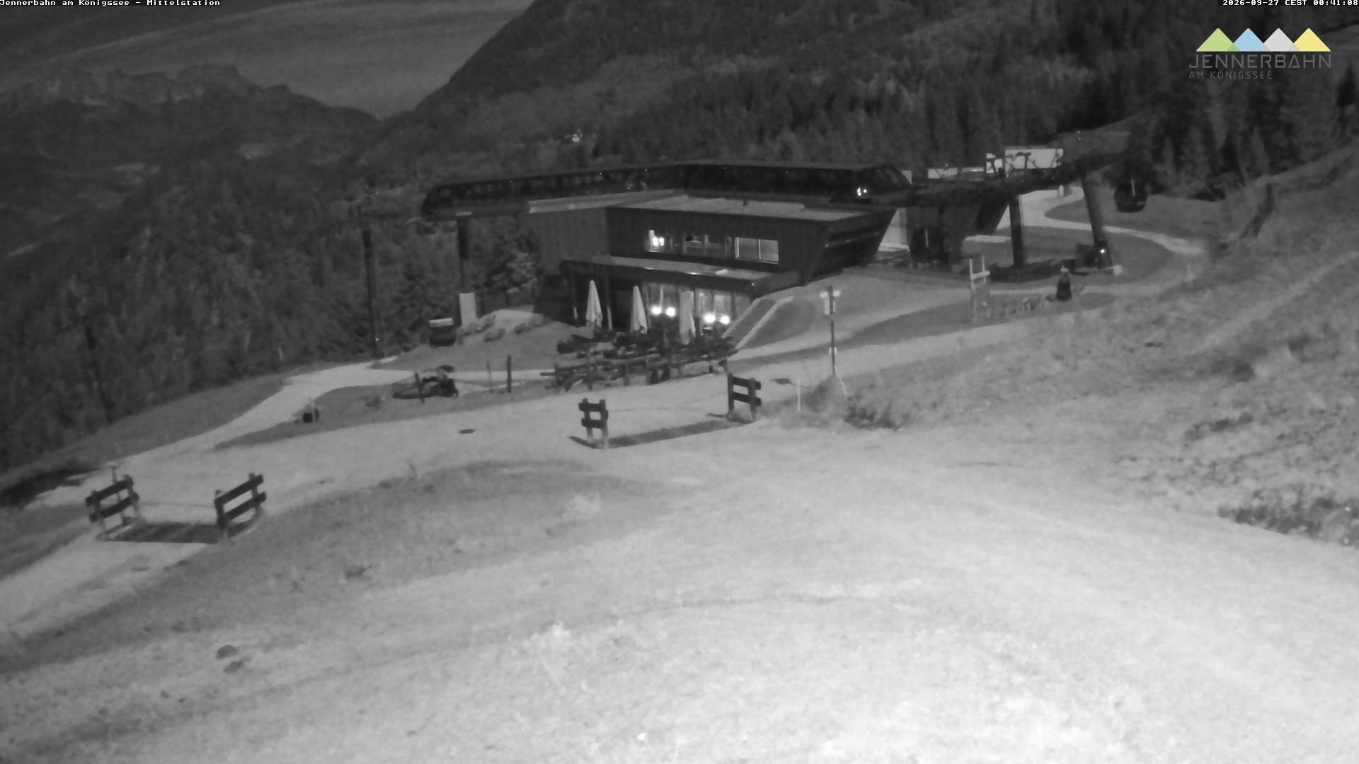 Archiv Foto Webcam Königssee: Jennerbahn Mittelstation