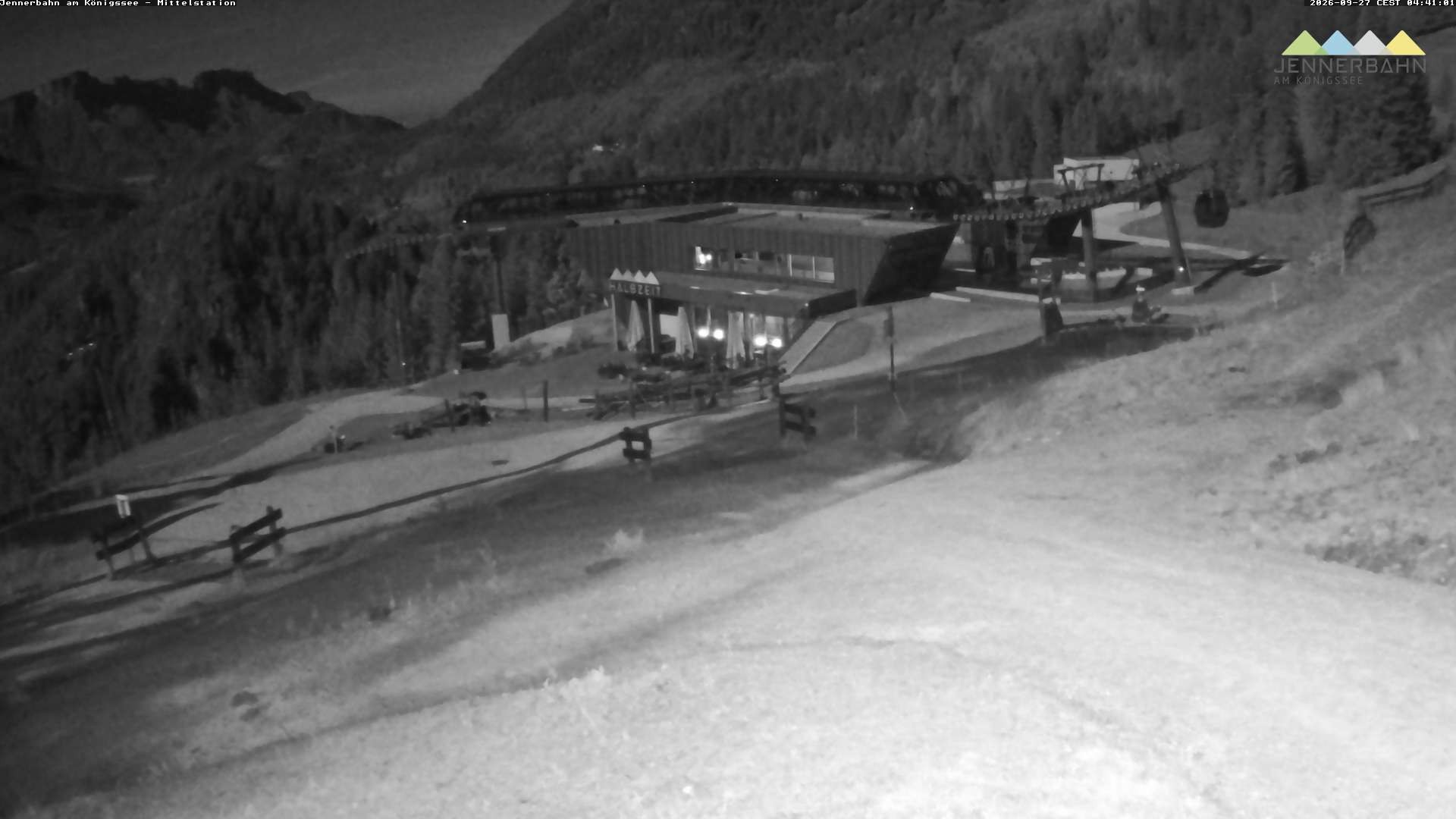 Archiv Foto Webcam Königssee: Jennerbahn Mittelstation