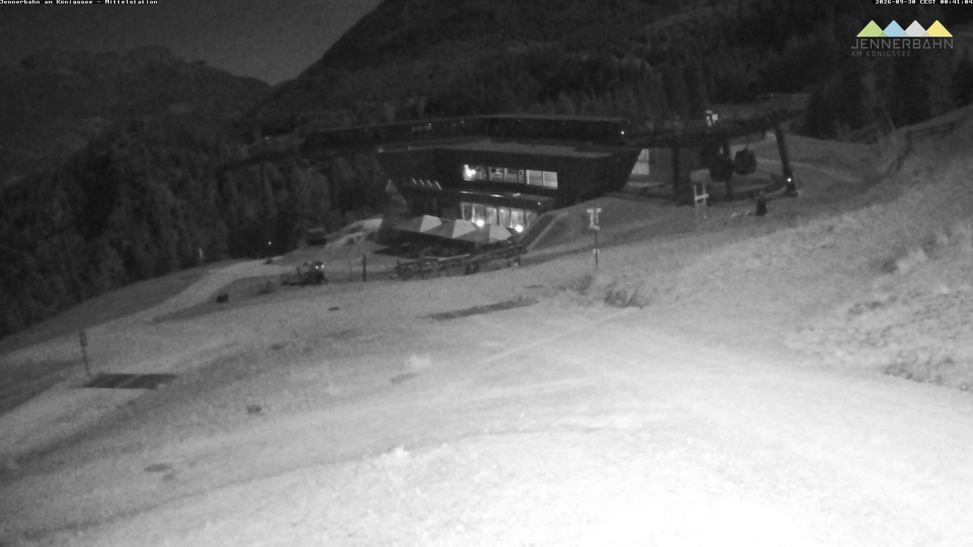 Archiv Foto Webcam Königssee: Jennerbahn Mittelstation