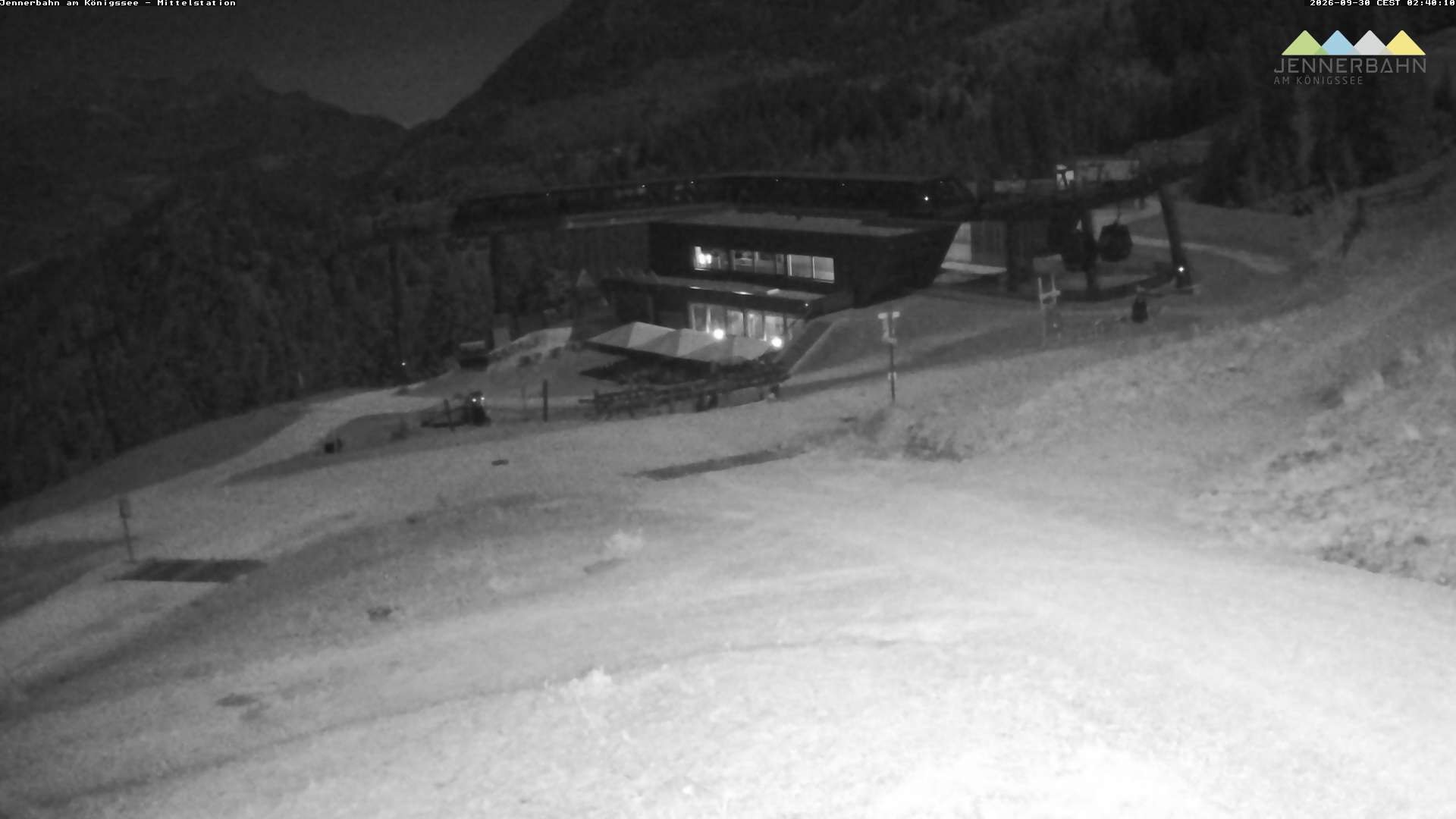 Archiv Foto Webcam Königssee: Jennerbahn Mittelstation
