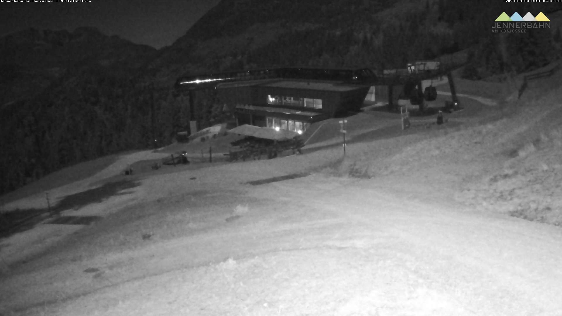 Archiv Foto Webcam Königssee: Jennerbahn Mittelstation