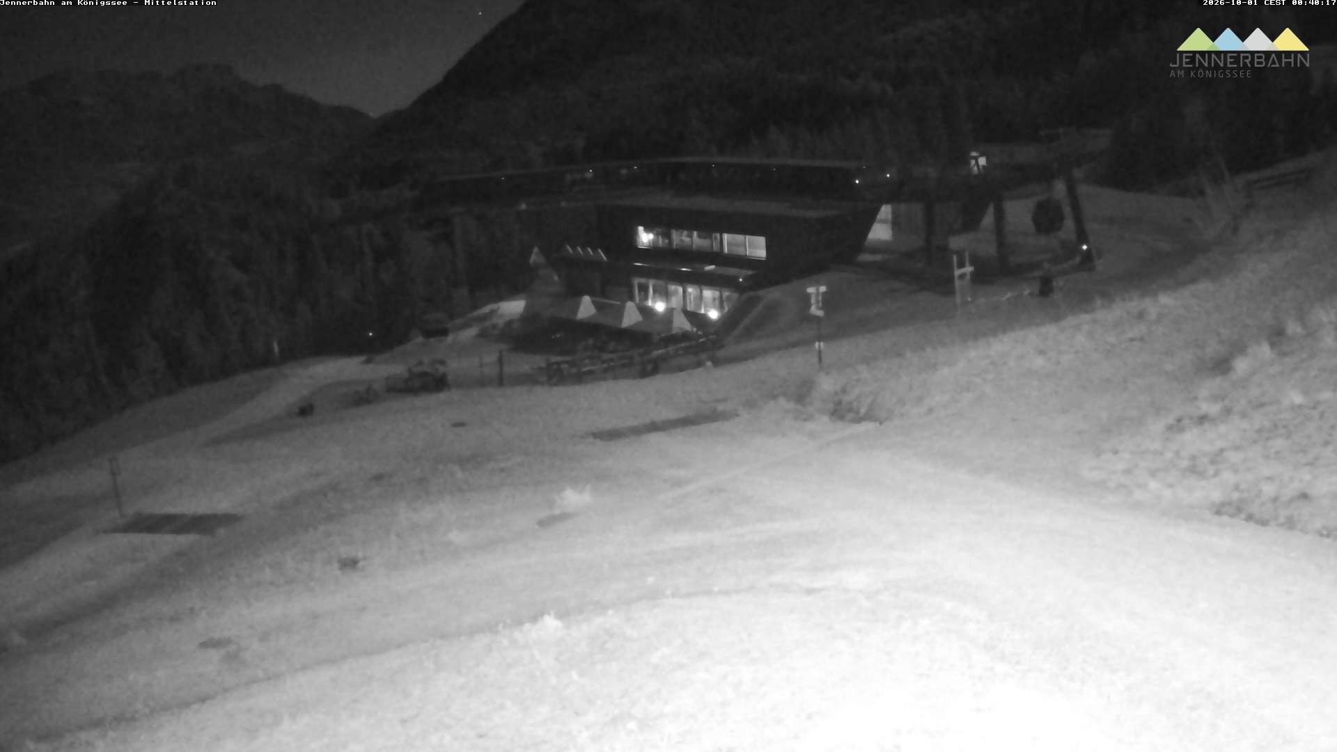 Archiv Foto Webcam Königssee: Jennerbahn Mittelstation