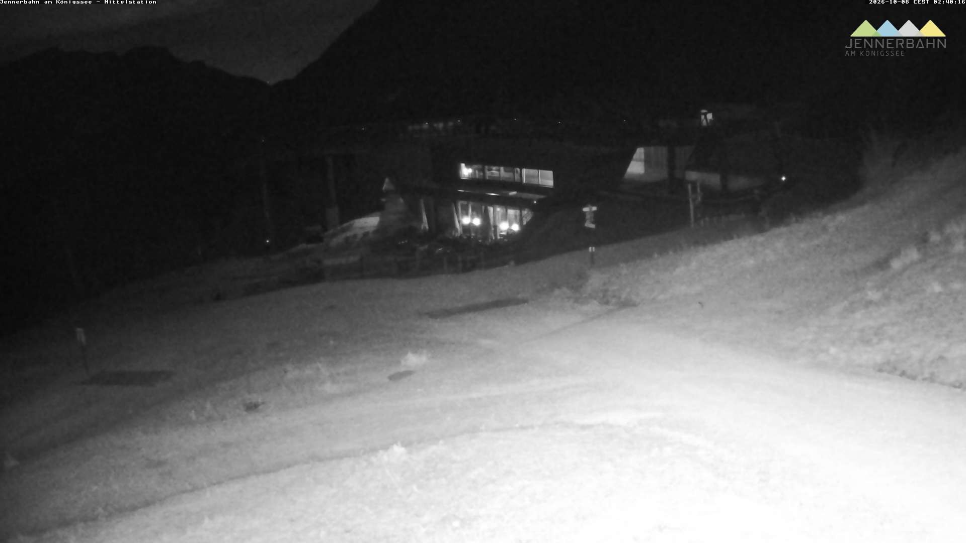 Archiv Foto Webcam Königssee: Jennerbahn Mittelstation