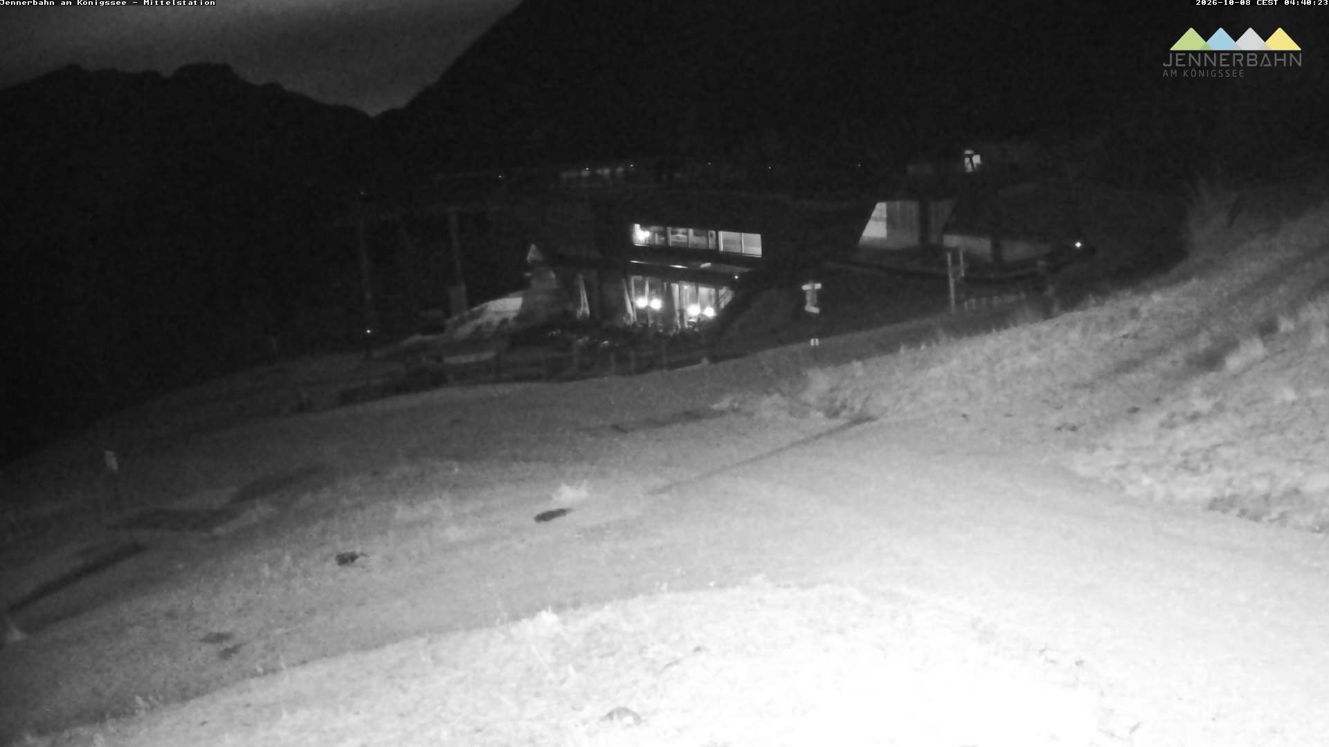 Archiv Foto Webcam Königssee: Jennerbahn Mittelstation