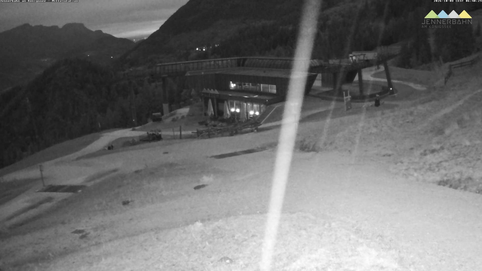 Archiv Foto Webcam Königssee: Jennerbahn Mittelstation