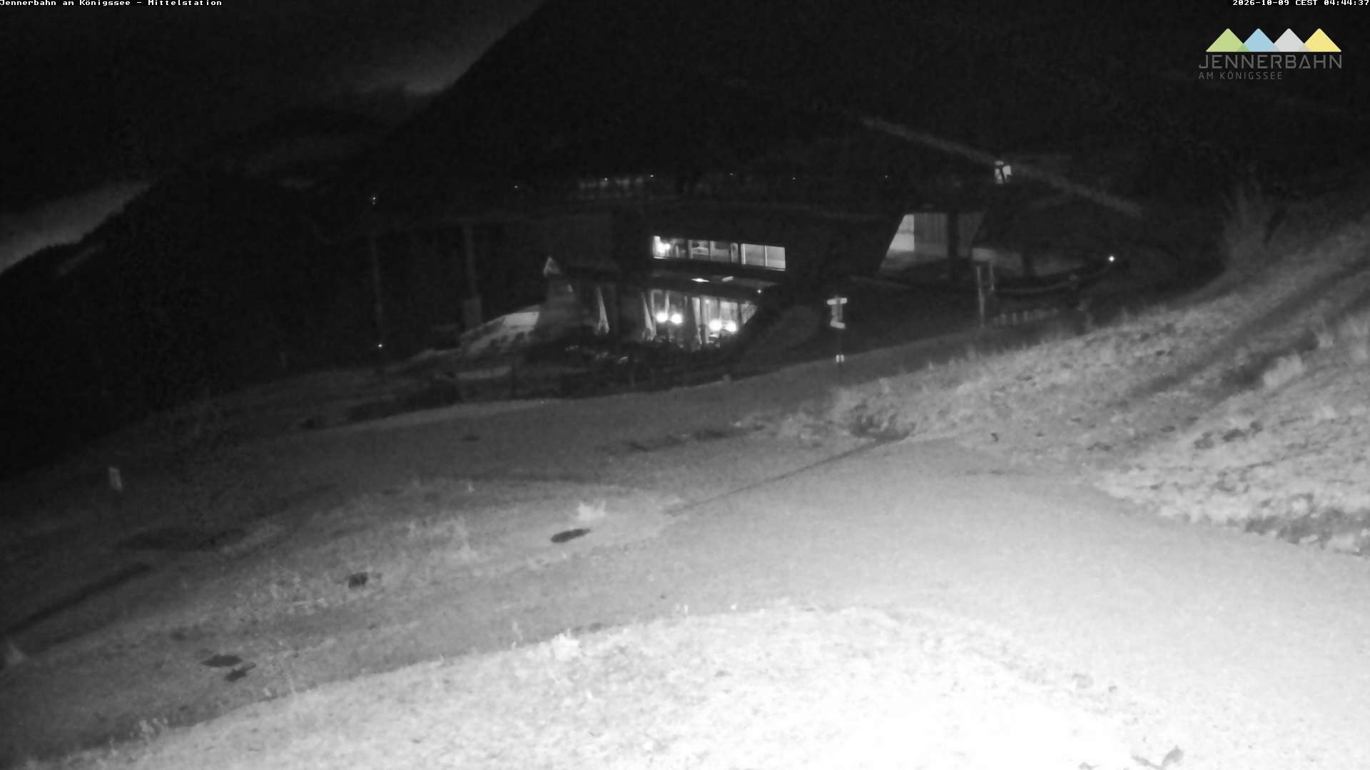 Archiv Foto Webcam Königssee: Jennerbahn Mittelstation