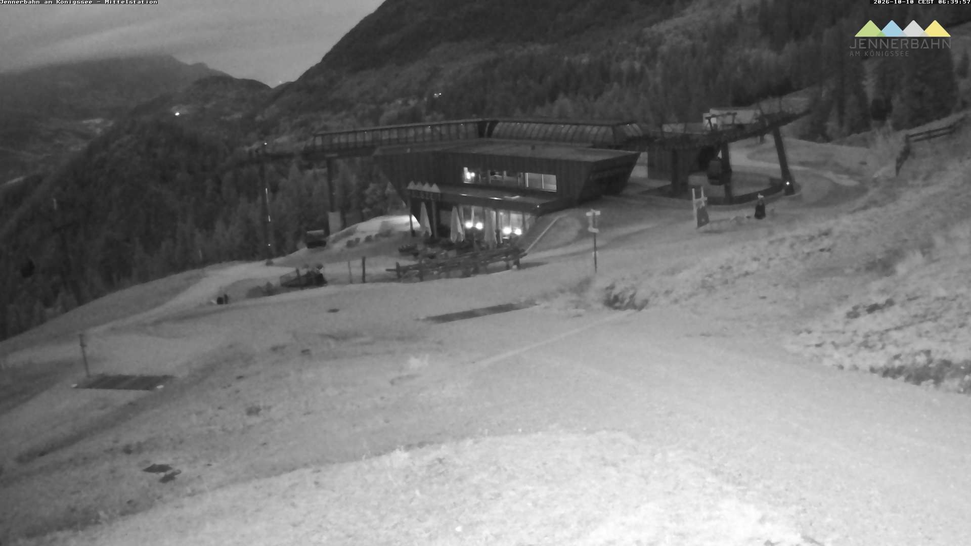 Archiv Foto Webcam Königssee: Jennerbahn Mittelstation