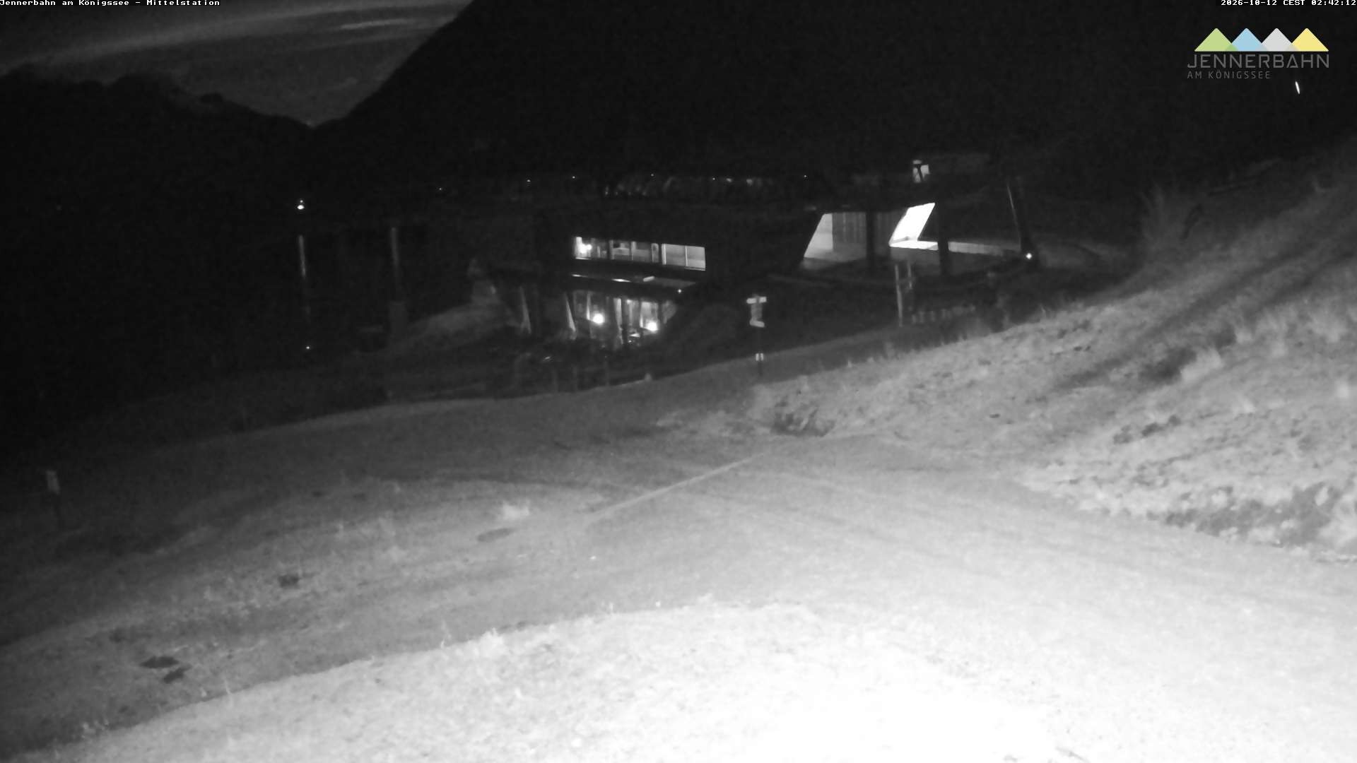 Archiv Foto Webcam Königssee: Jennerbahn Mittelstation