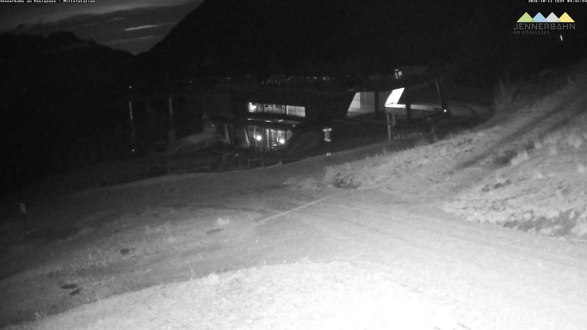 Archiv Foto Webcam Königssee: Jennerbahn Mittelstation
