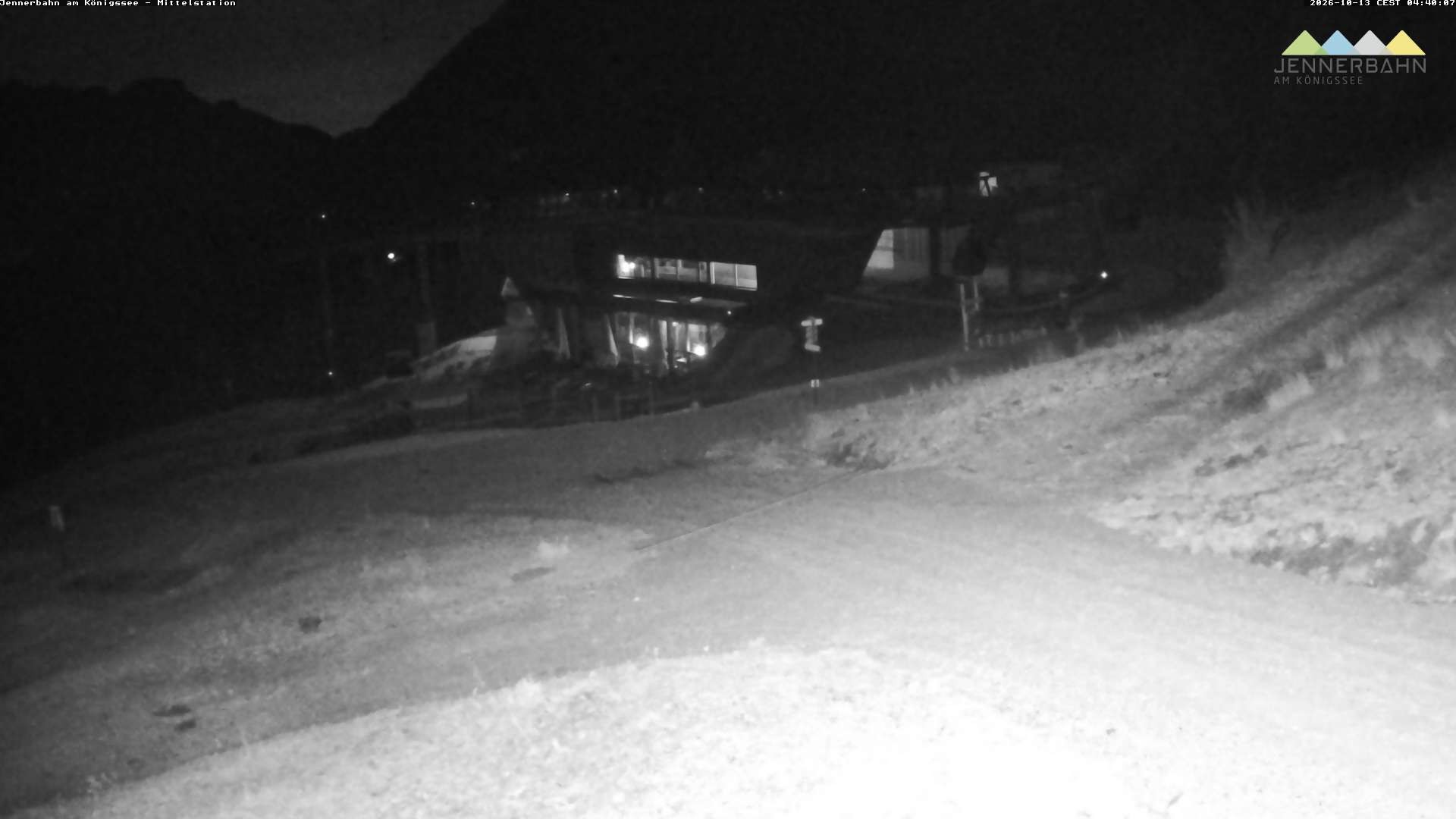 Archiv Foto Webcam Königssee: Jennerbahn Mittelstation