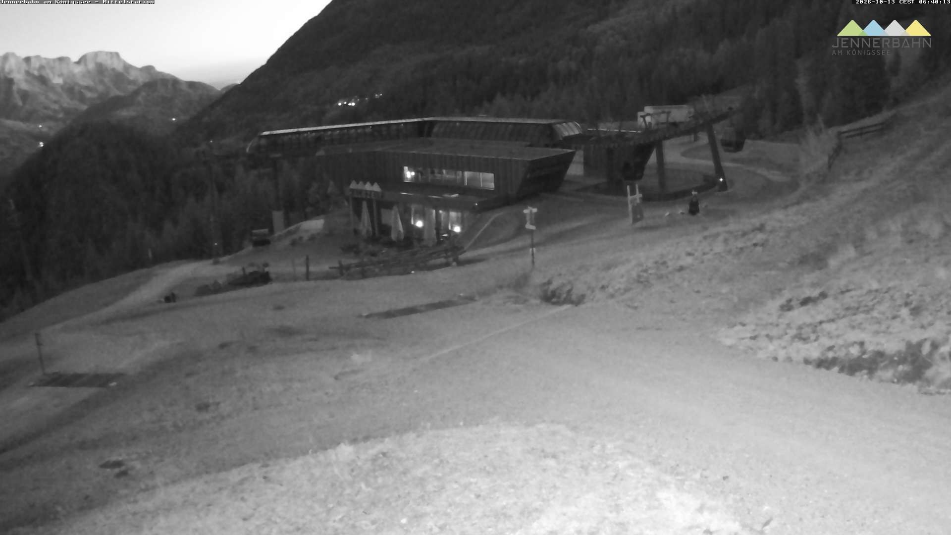 Archiv Foto Webcam Königssee: Jennerbahn Mittelstation