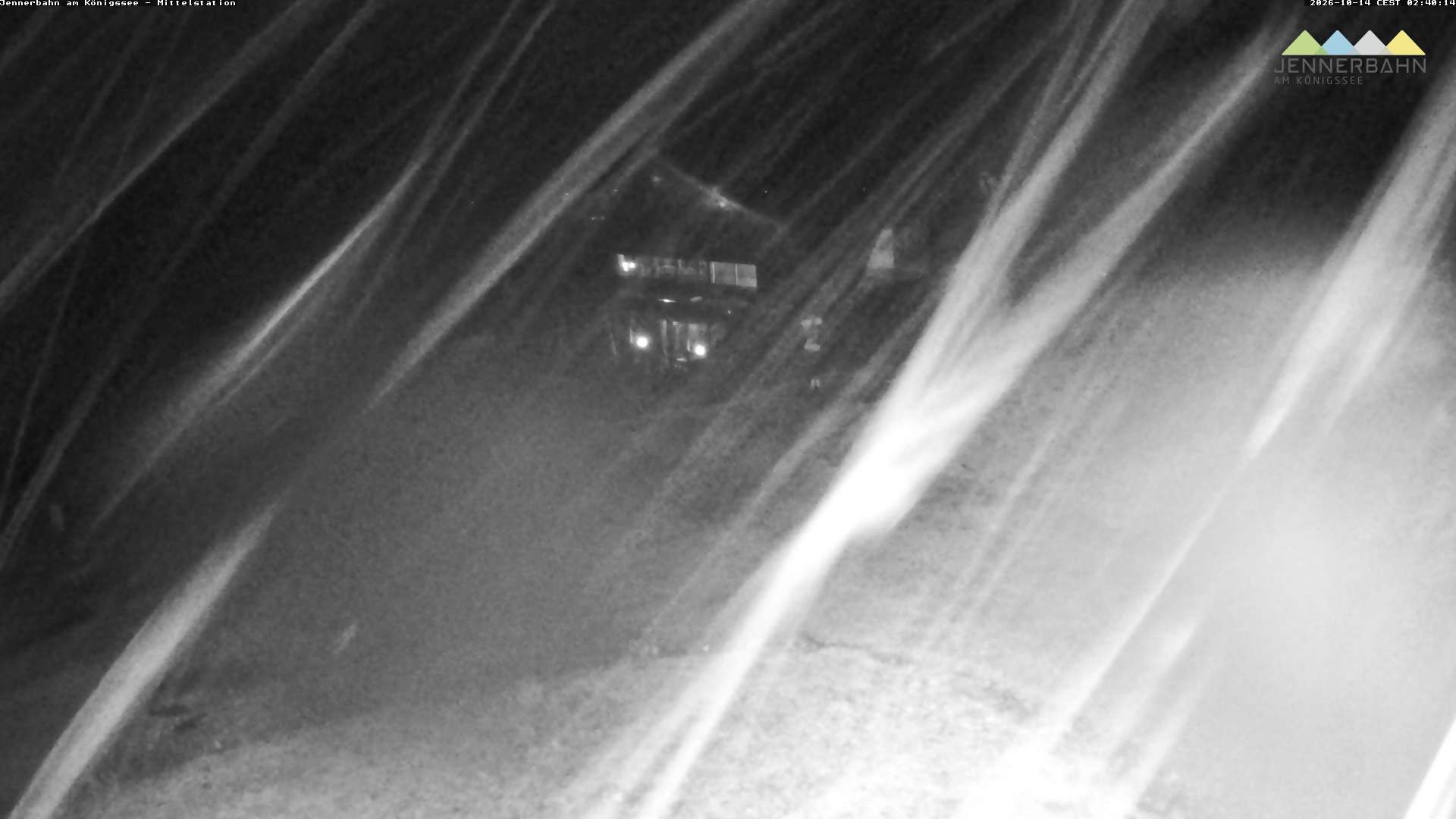 Archived image Webcam Lake Königssee: Jenner Mountain Mid Station