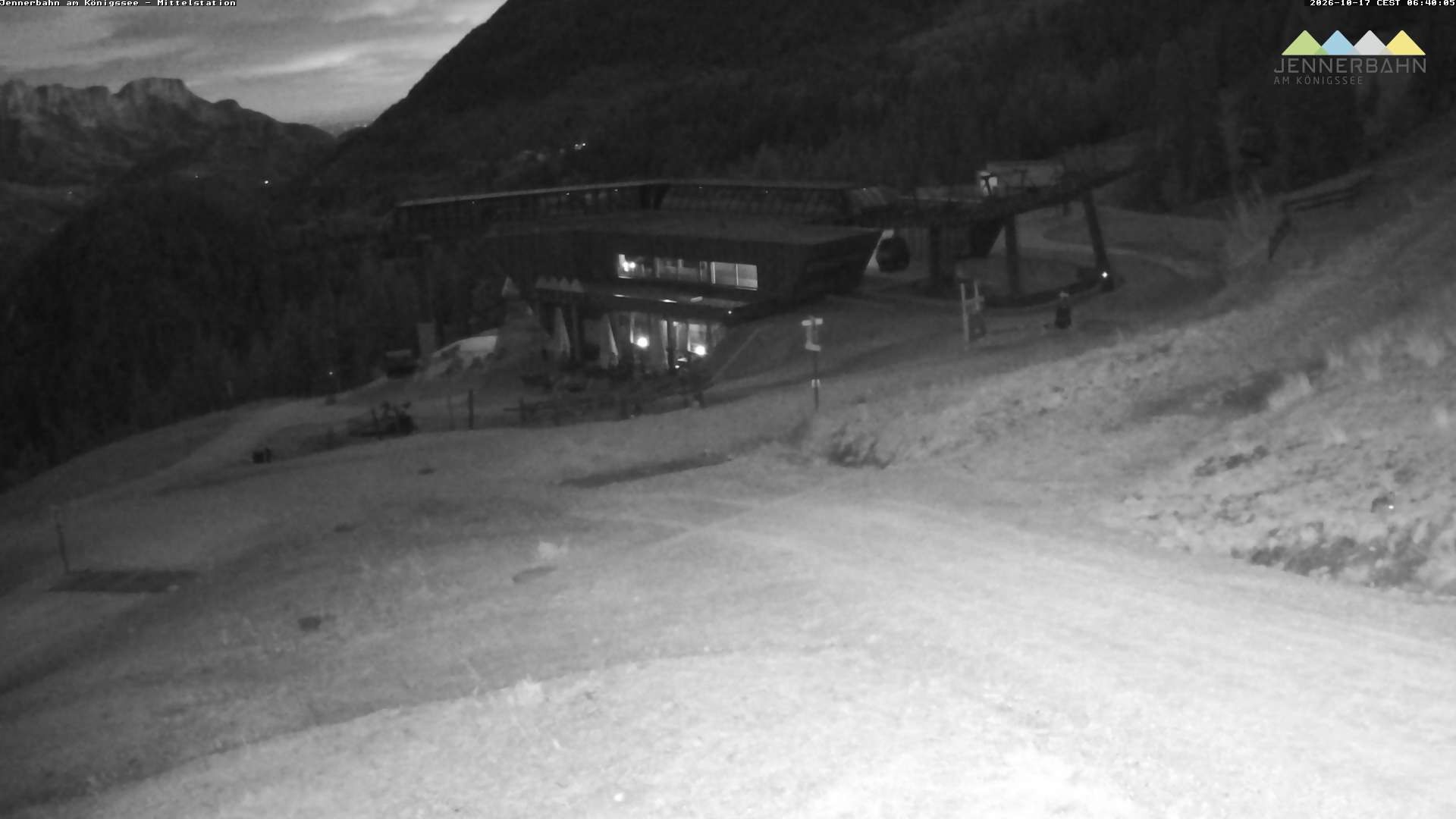 Archiv Foto Webcam Königssee: Jennerbahn Mittelstation