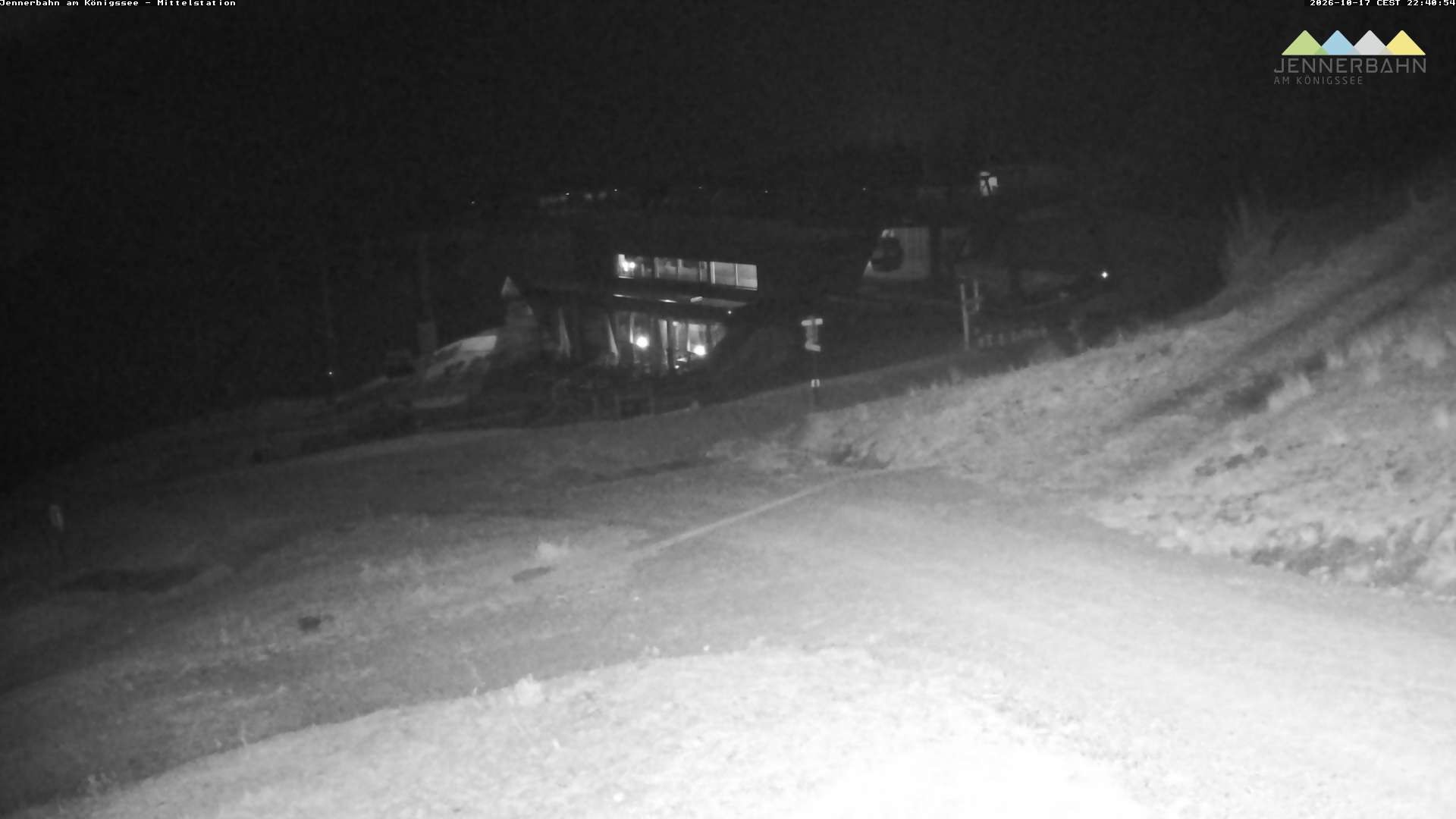 Archived image Webcam Lake Königssee: Jenner Mountain Mid Station