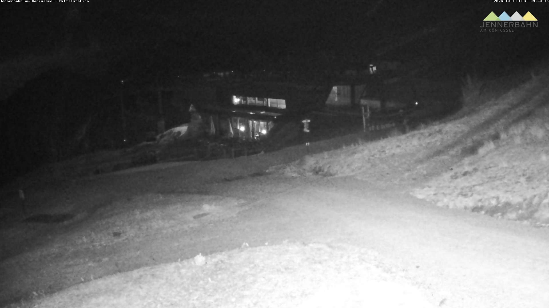 Archiv Foto Webcam Königssee: Jennerbahn Mittelstation