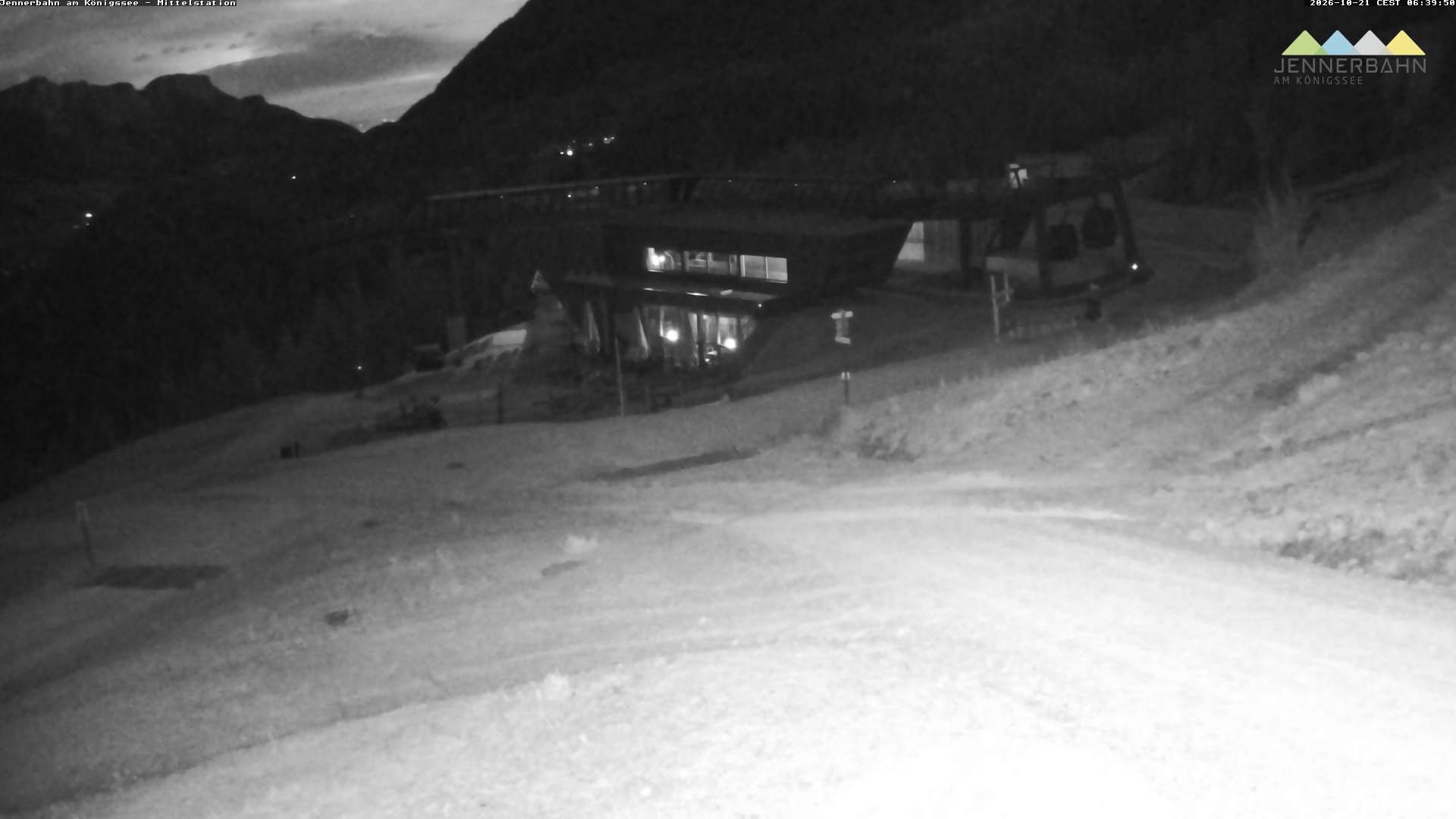 Archiv Foto Webcam Königssee: Jennerbahn Mittelstation
