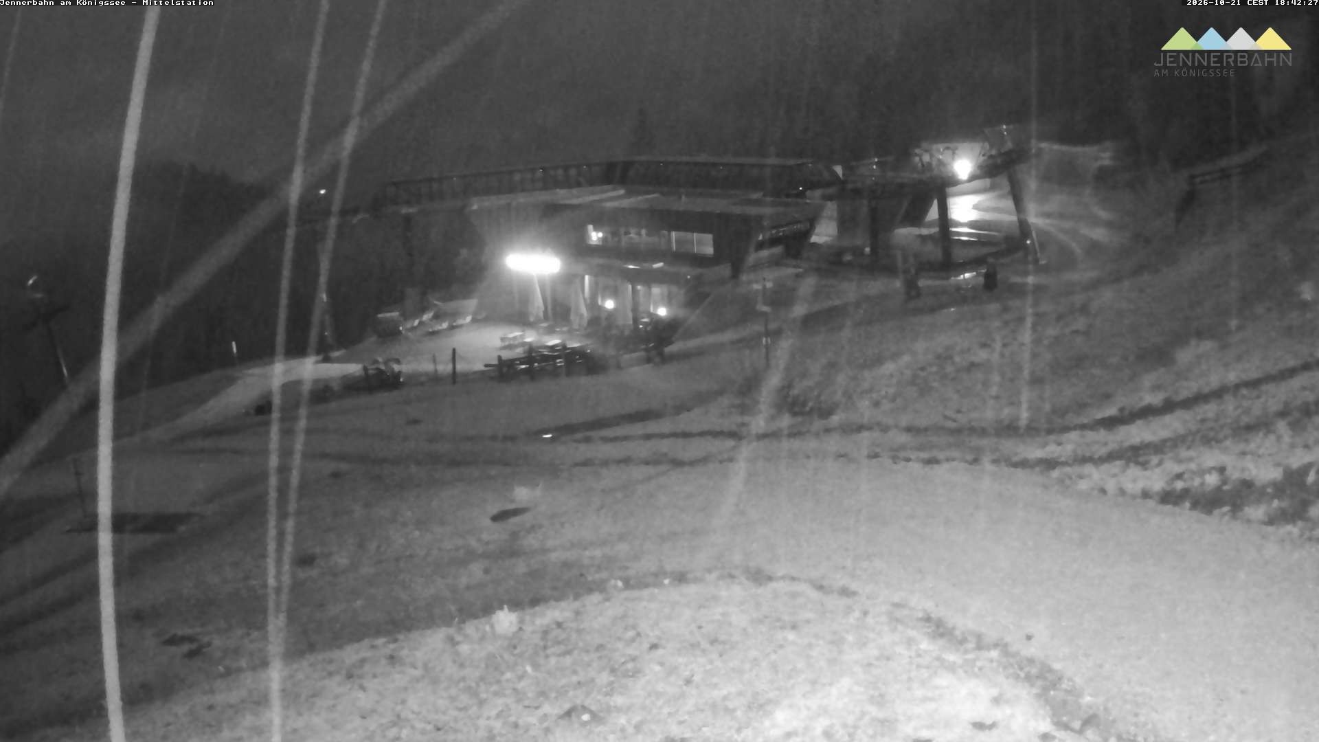 Archiv Foto Webcam Königssee: Jennerbahn Mittelstation