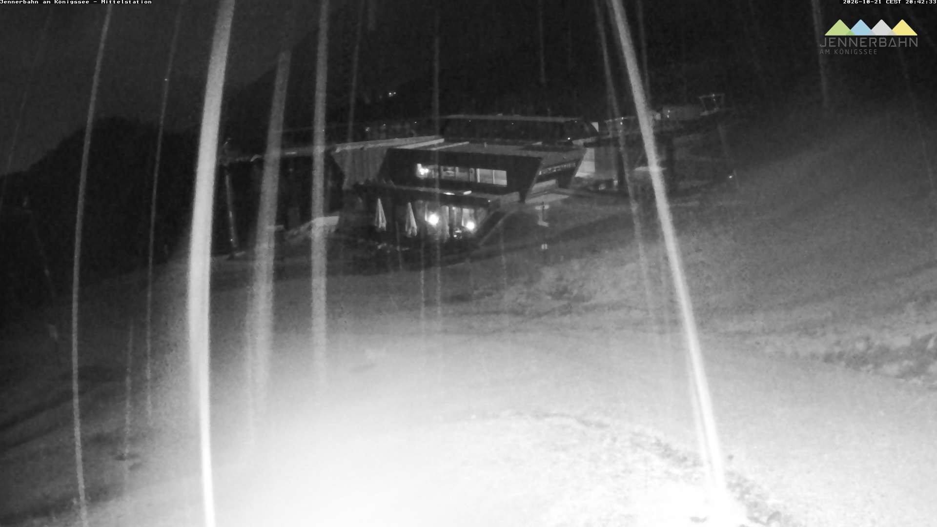 Archiv Foto Webcam Königssee: Jennerbahn Mittelstation