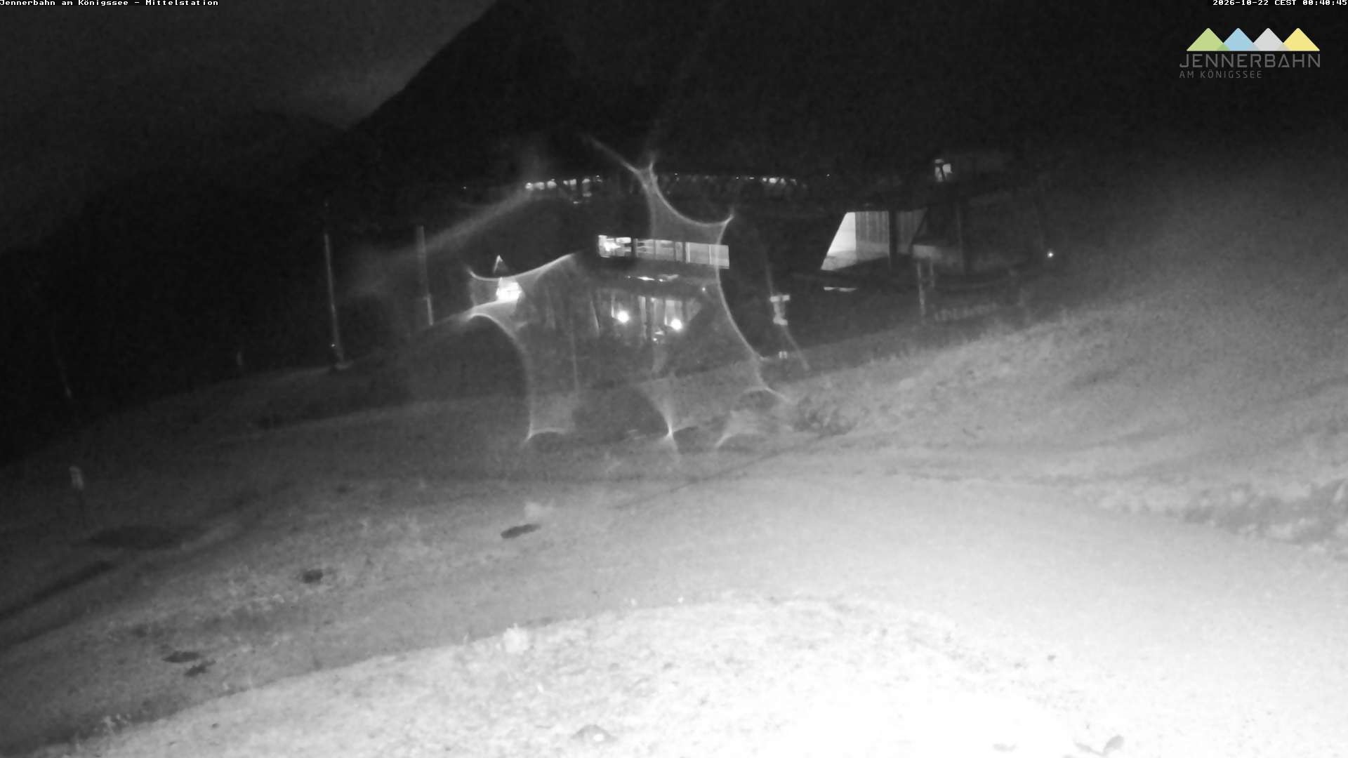 Archiv Foto Webcam Königssee: Jennerbahn Mittelstation