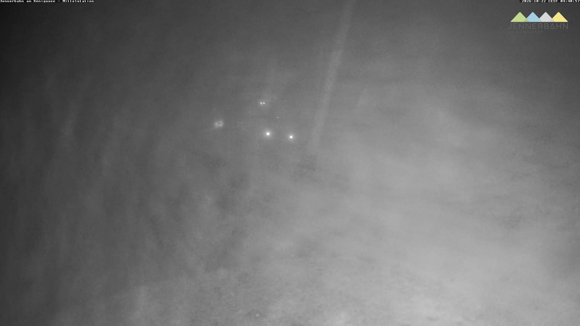 Archiv Foto Webcam Königssee: Jennerbahn Mittelstation