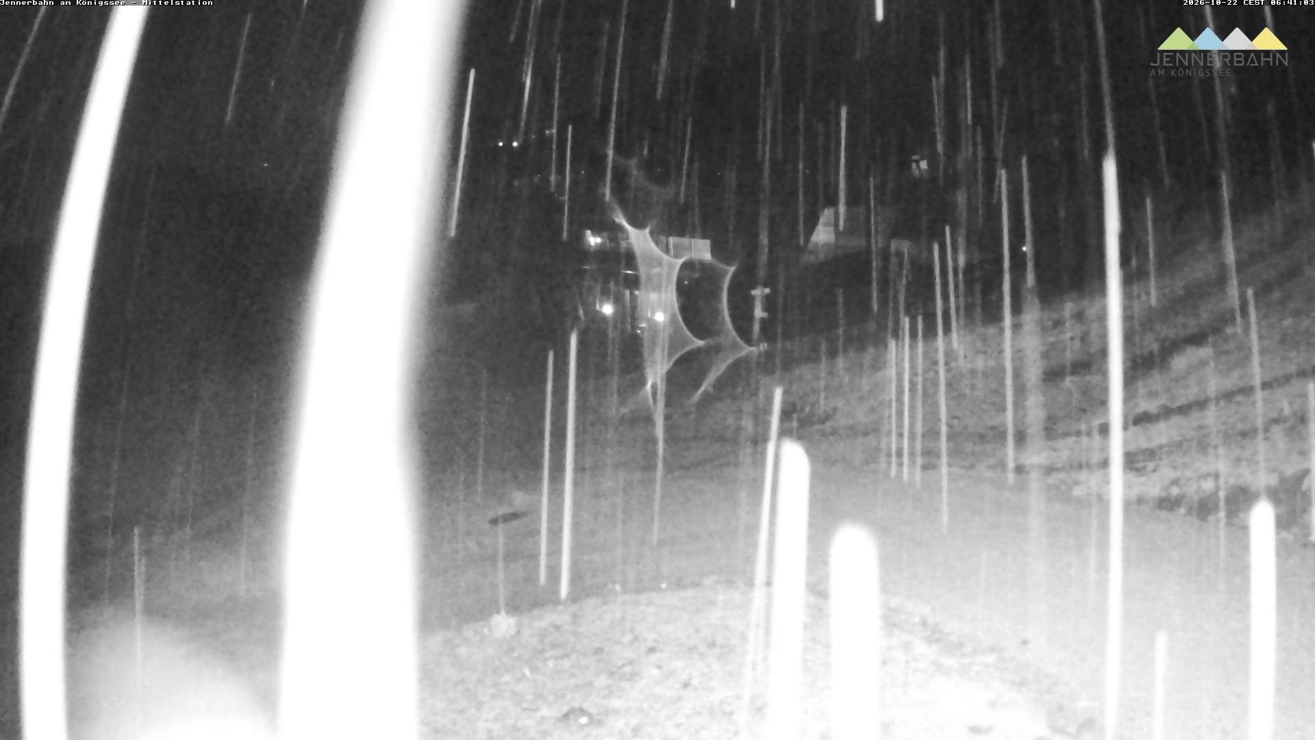 Archiv Foto Webcam Königssee: Jennerbahn Mittelstation