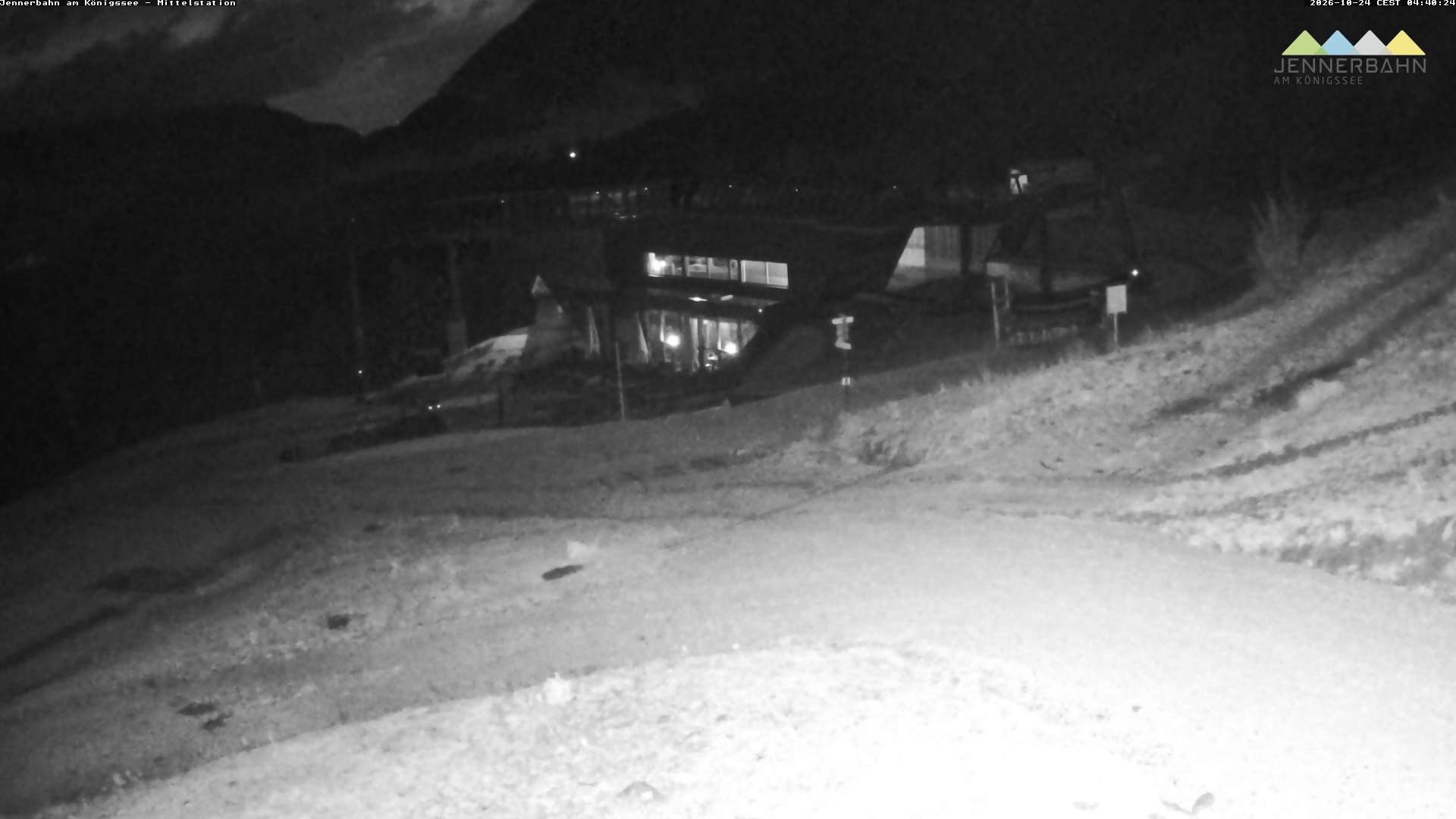 Archiv Foto Webcam Königssee: Jennerbahn Mittelstation